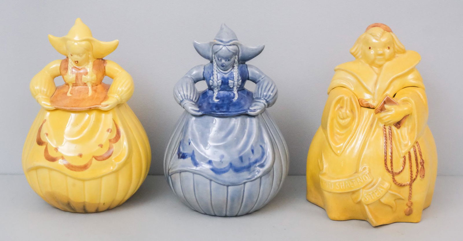 3 Red Wing Katrina The Dutch Girl Cookie Jars (1 of 10)