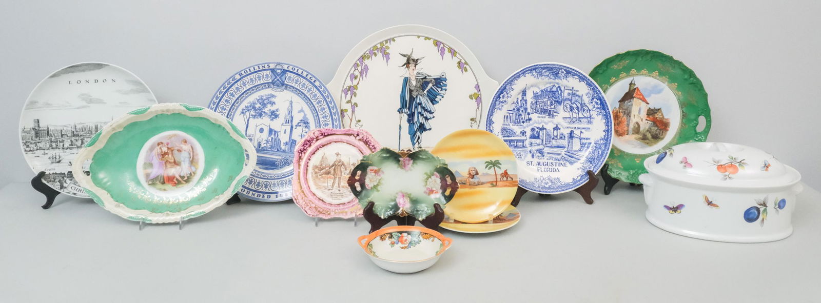 Lot of Various Dishes: Lot consisting of Noritake, Sandland Ware, Triple Crown China, Villeroy & Boch, and many others.