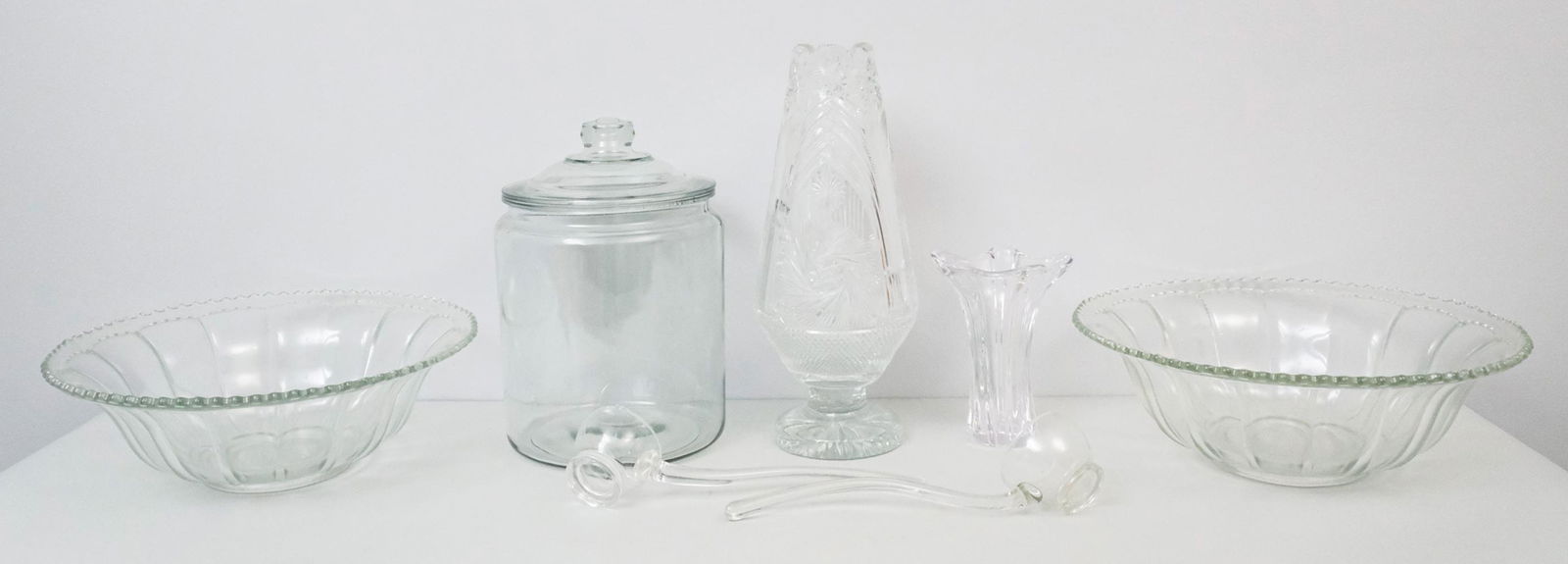 Lot of Large Vintage Glass Items (1 of 7)