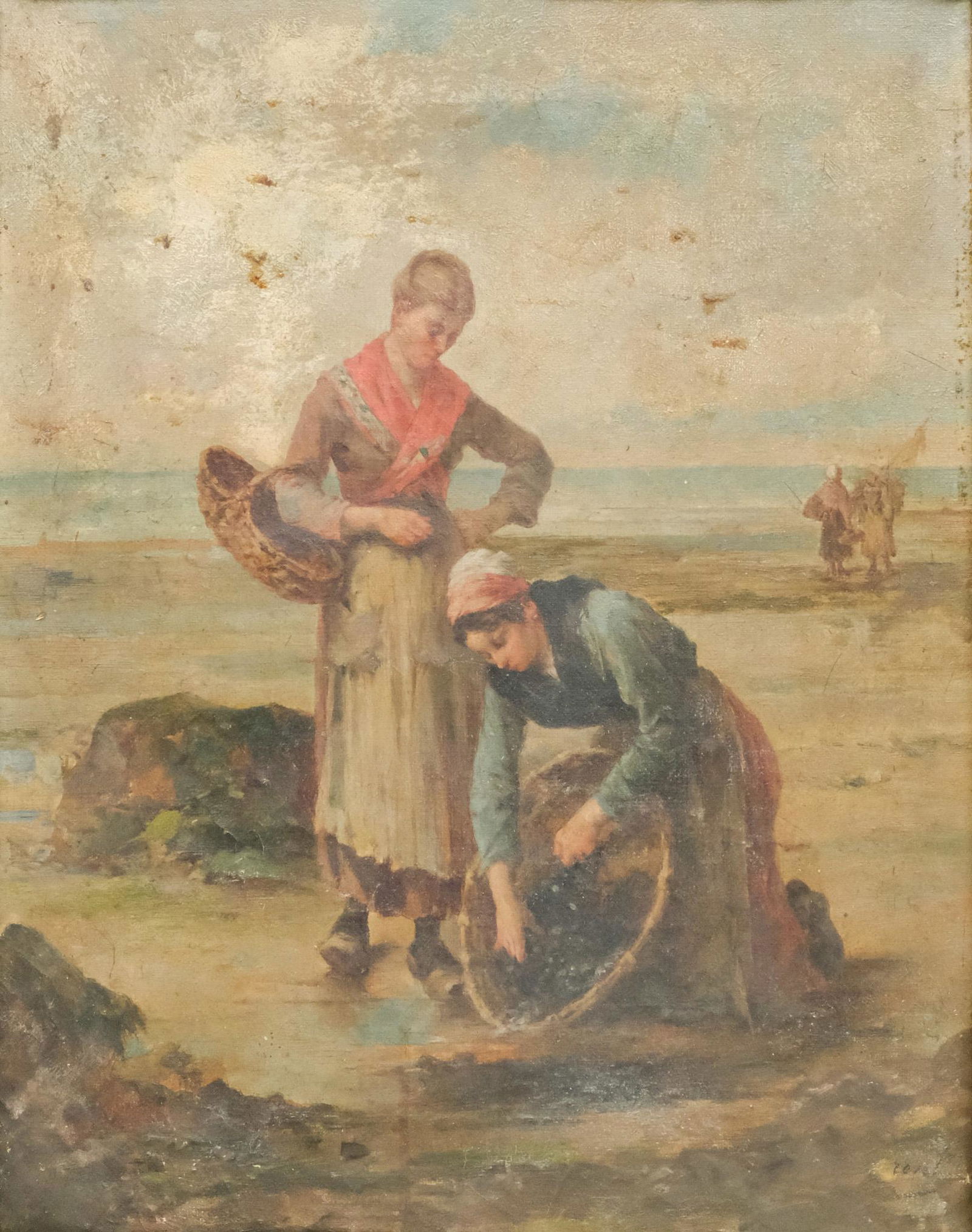 European School, Clamming Scene (1 of 7)