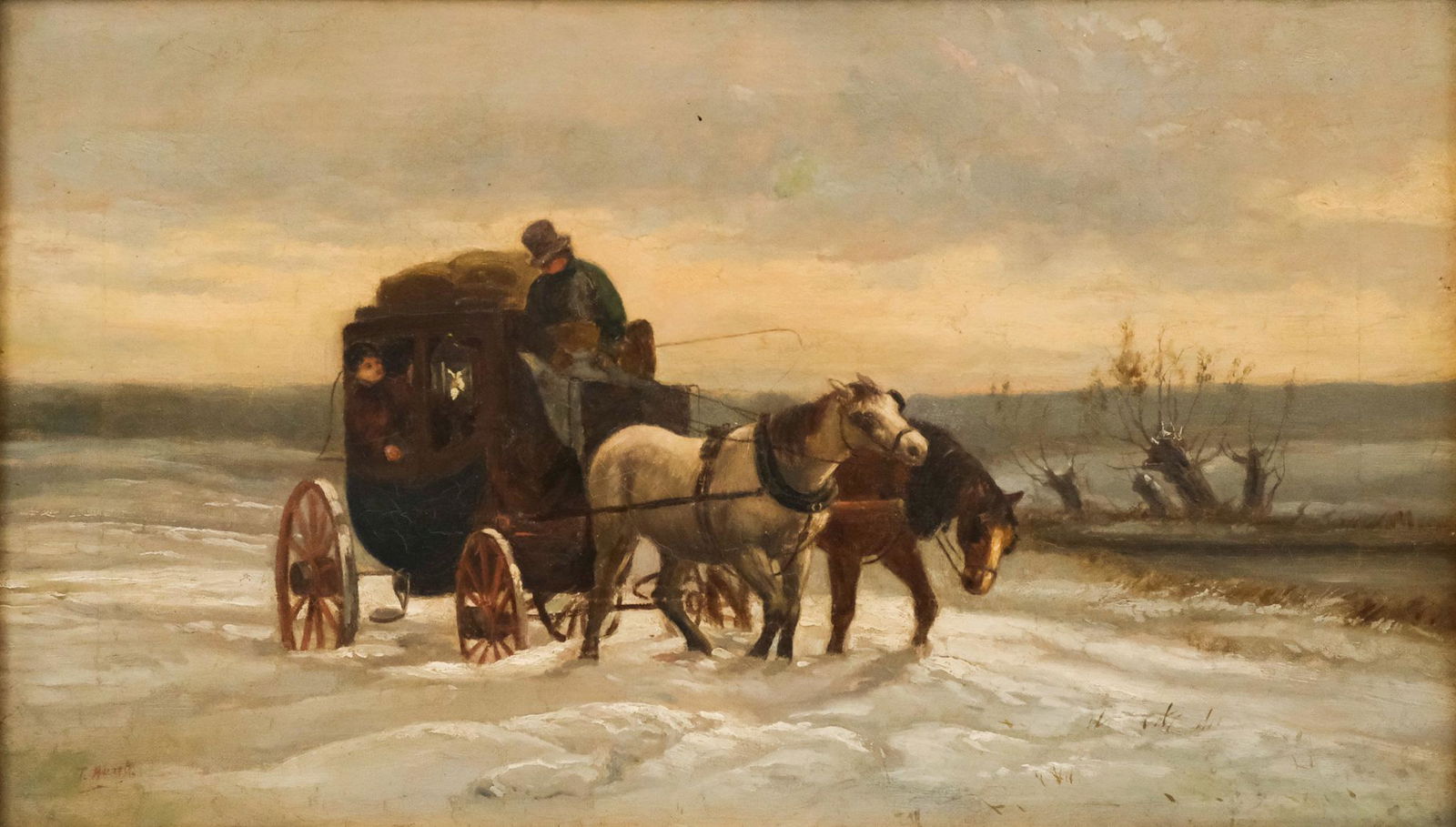 Thomas Hunt, Horse and Carriage Scene (1 of 6)