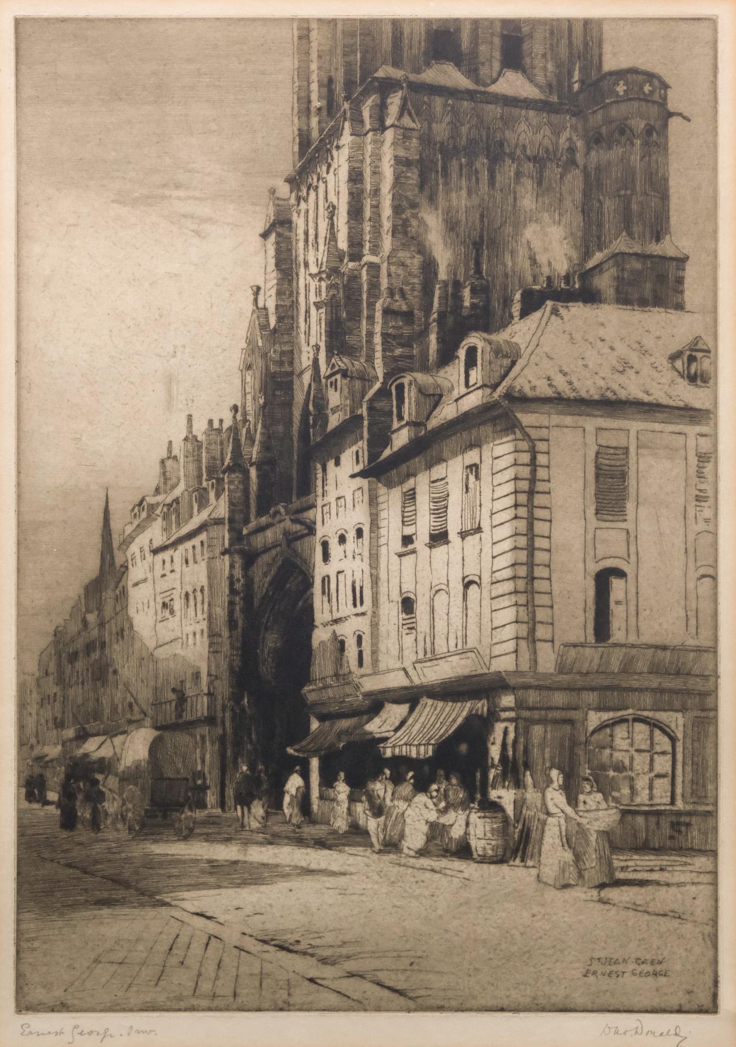 Ernest George, "St. Jean, Caen" (1 of 5)