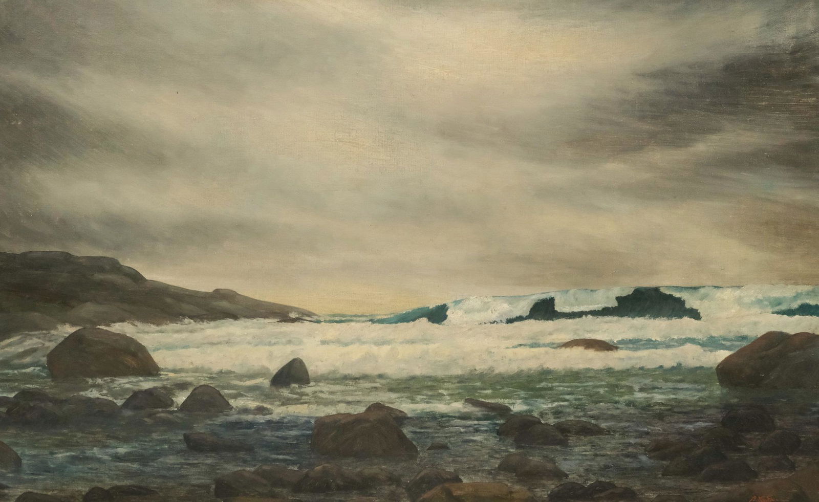 Swedish School, "Storm at Harnons" (1 of 6)