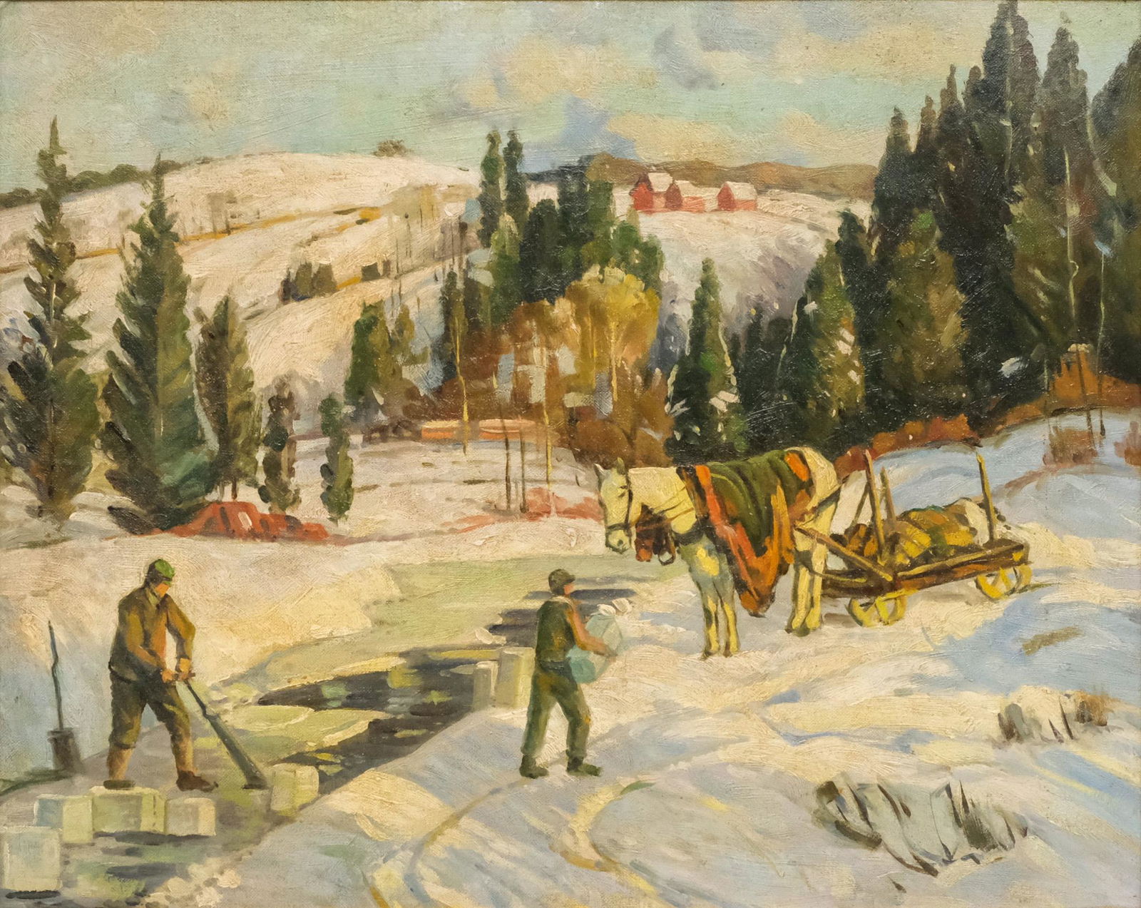American School, Ice Cutting Scene (1 of 5)
