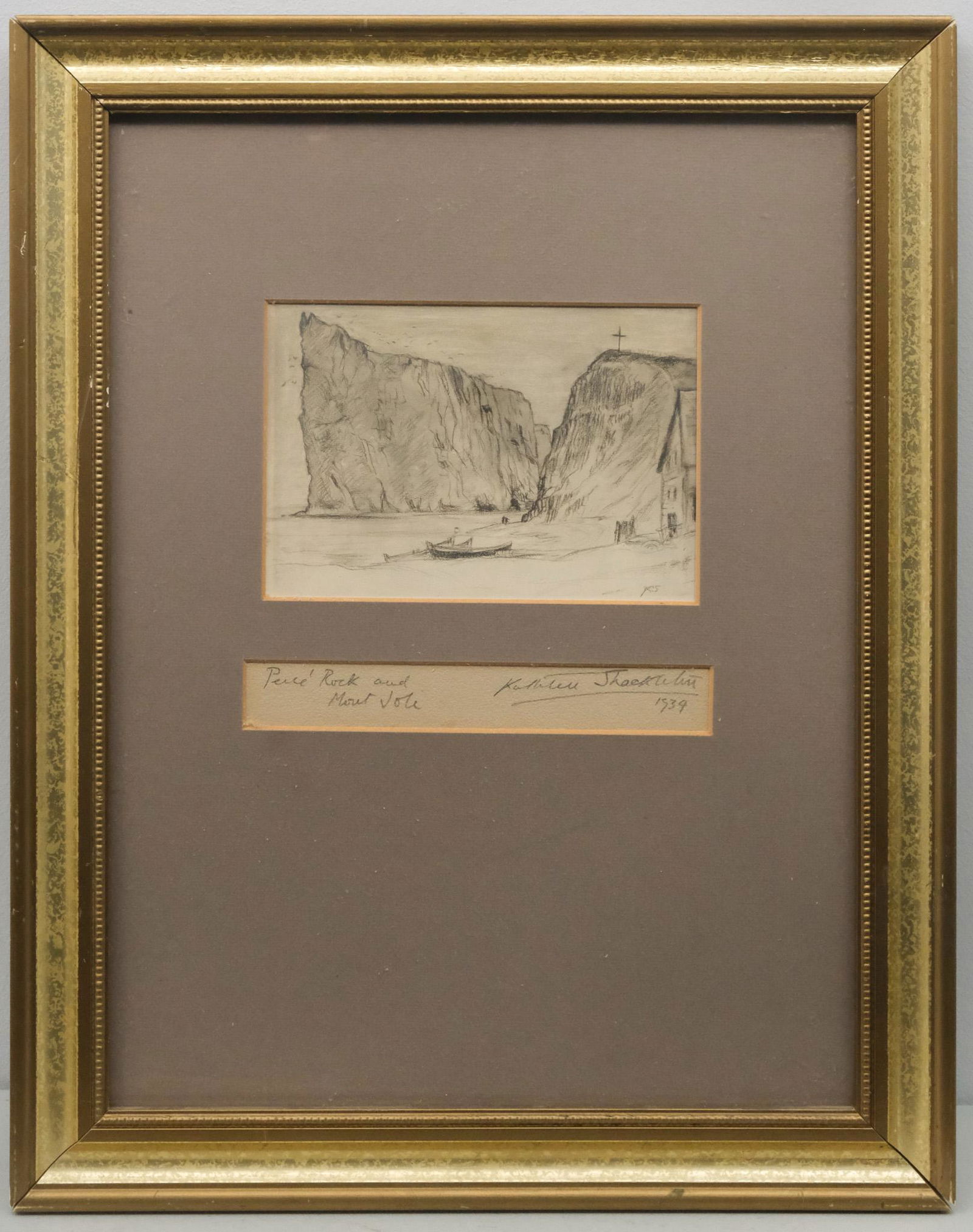 American School, "Perce Rock and Mont Joli" (1 of 5)