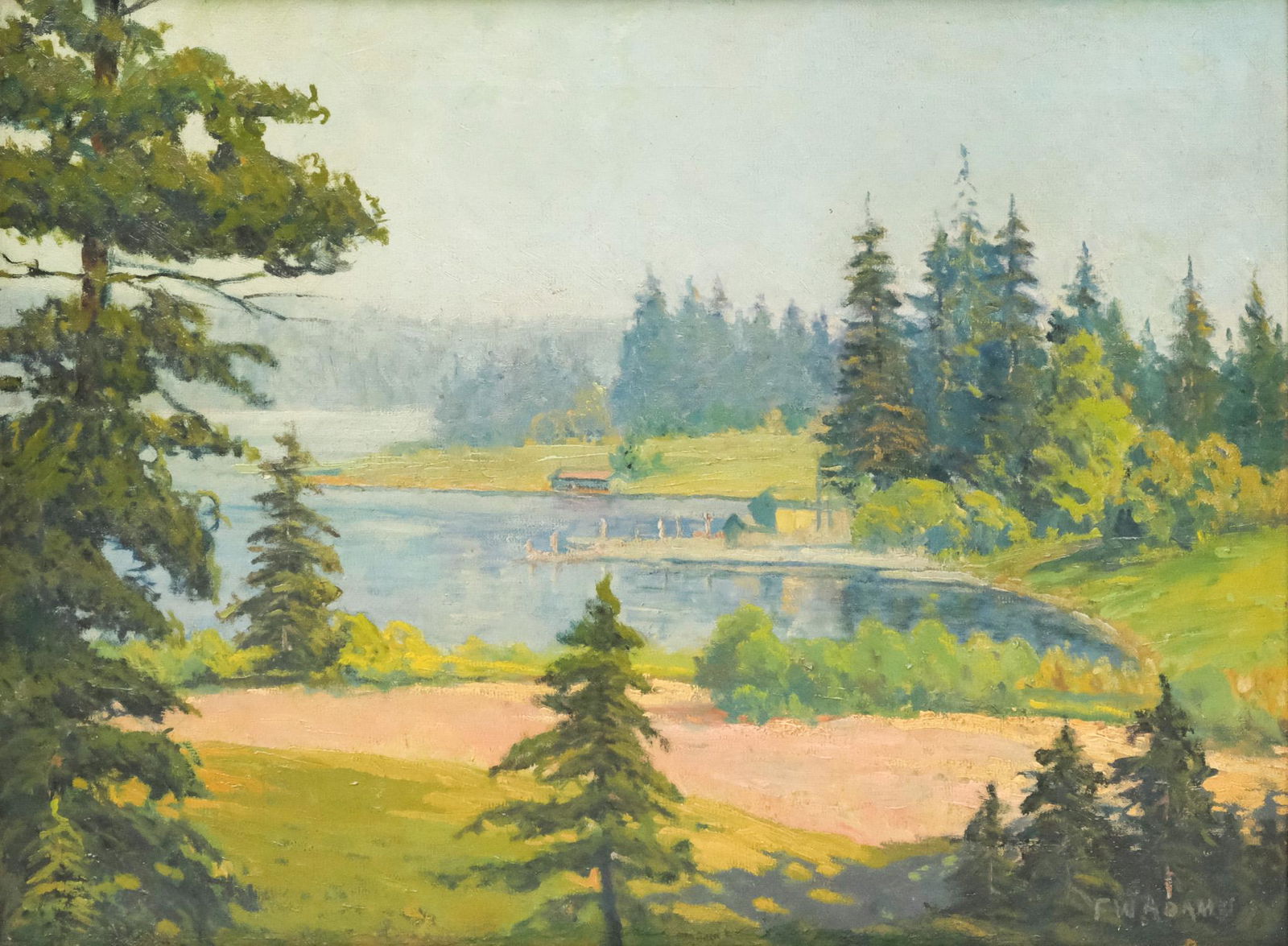 Frederick W. Adams, Western Landscape (1 of 7)