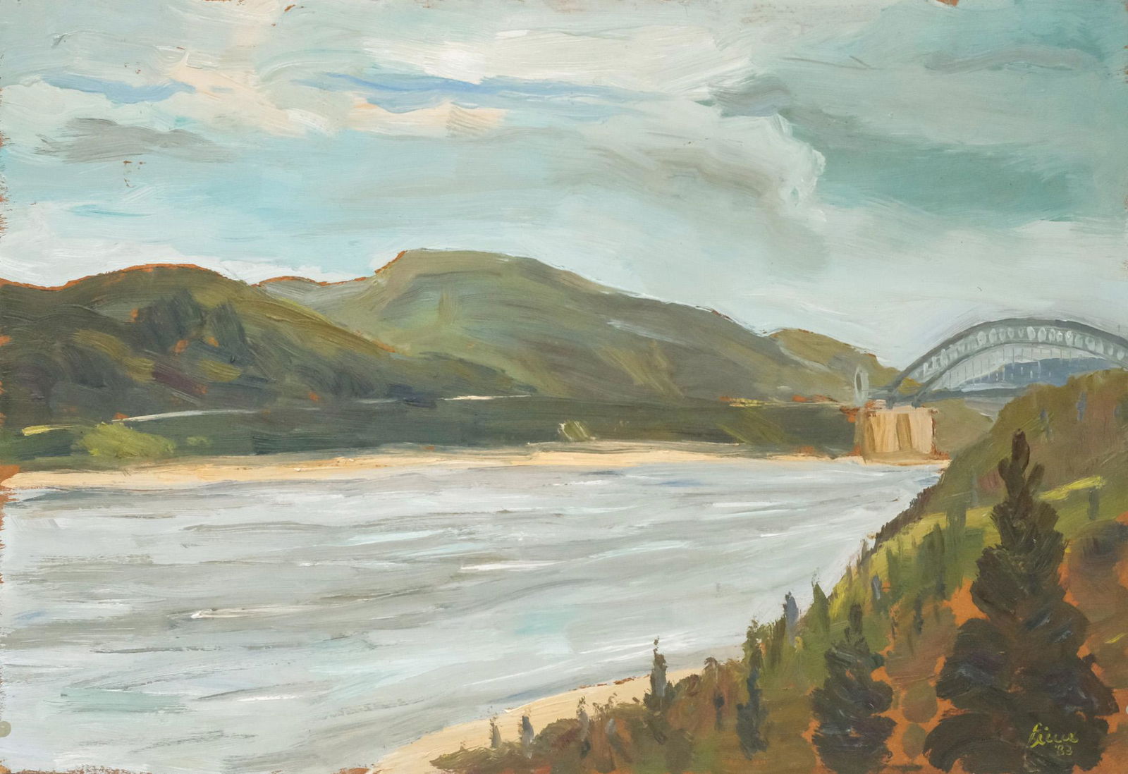 Robert Fieux, River Landscape (1 of 4)