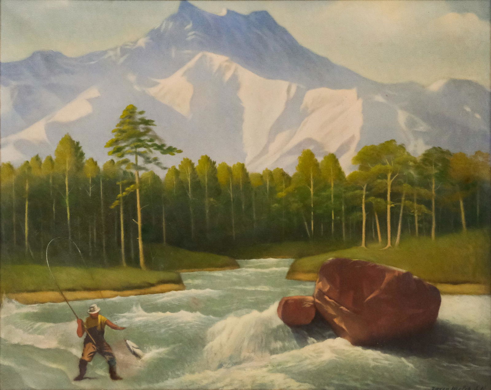 Zaven Melik, Fishing in a River (1 of 7)