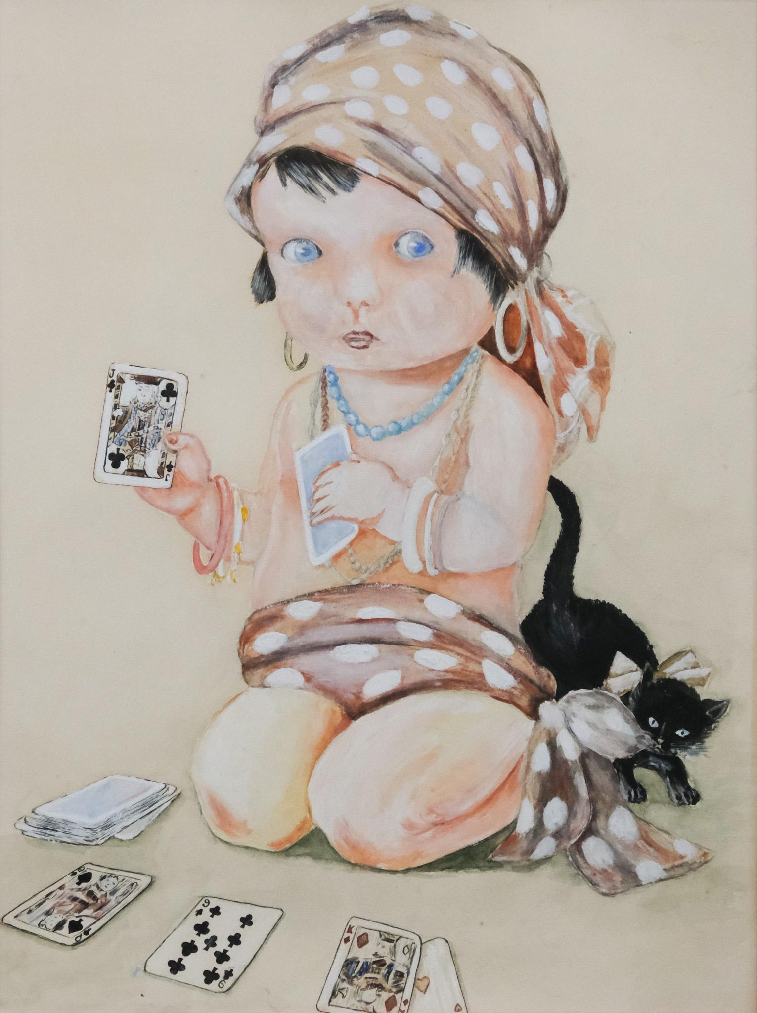American School, Watercolor Gypsy Girl (1 of 4)