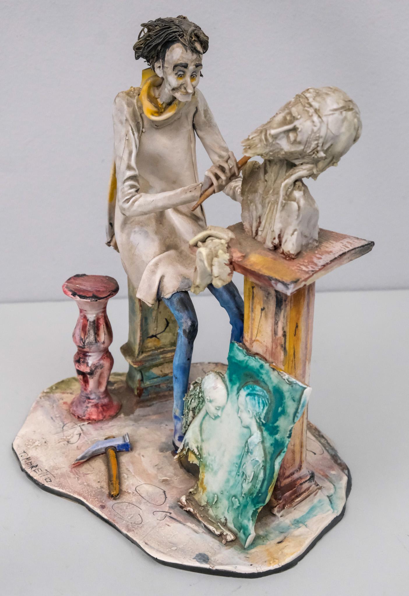 Toni Moretto, Sculptor at Work (1 of 8)