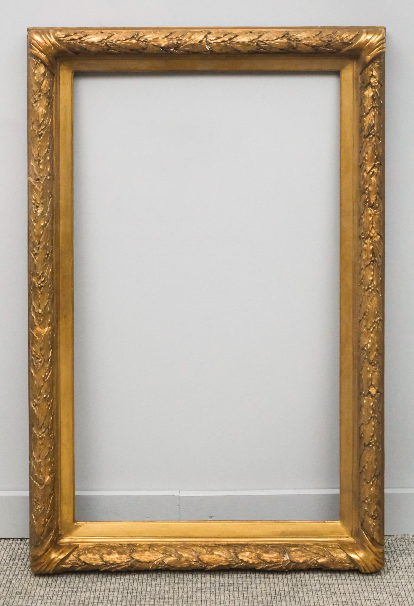 American Beveled Panel 1890's Gilt Frame (1 of 4)