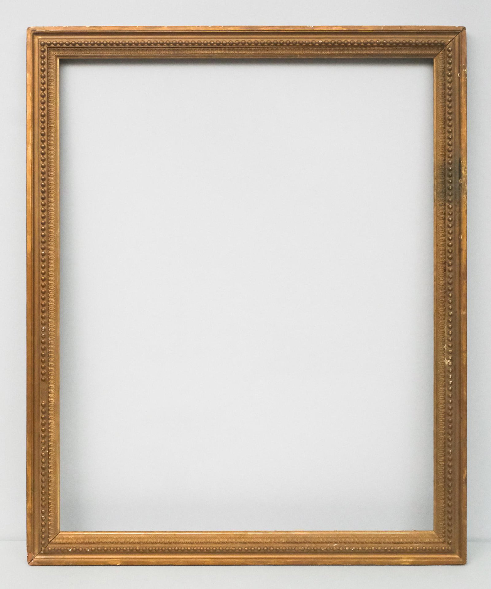 American Barbizon Gilt Frame: American, ca. 1870. Overall 35 1/4" x 43 1/4", rabbet 30 1/2" x 38 1/2", molding 2 1/2".