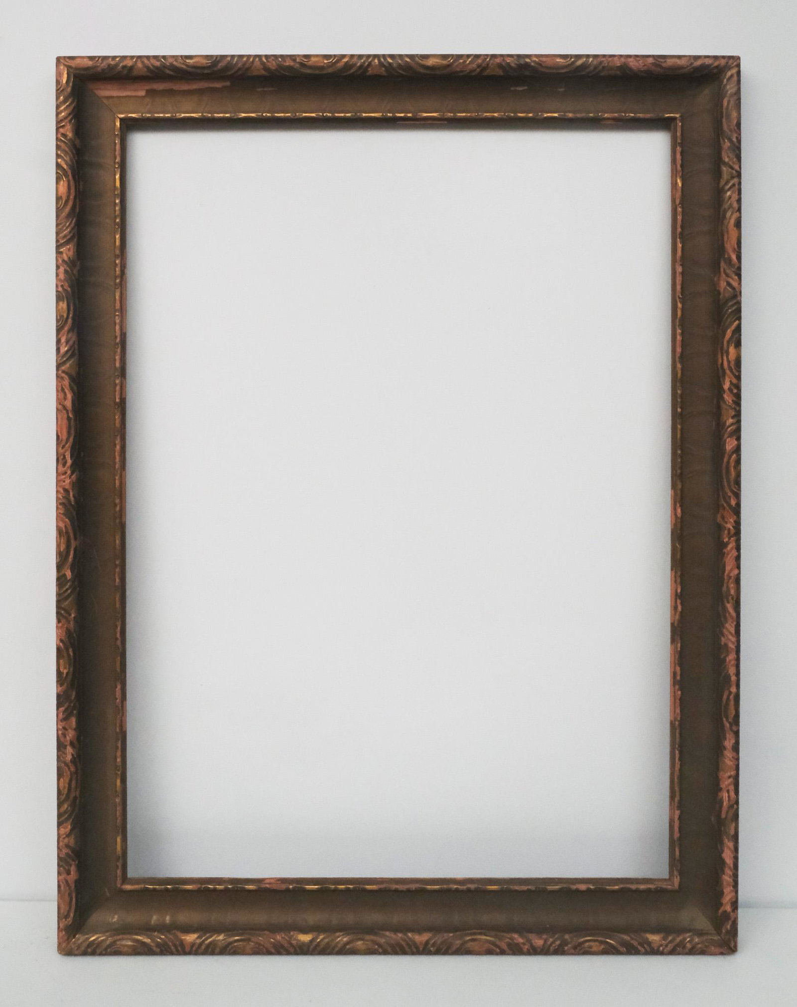 Arts & Crafts Gilt Frame: American, ca. 1910. Overall 31 3/4" x 41 3/4", rabbet 26" x 36", molding 3".