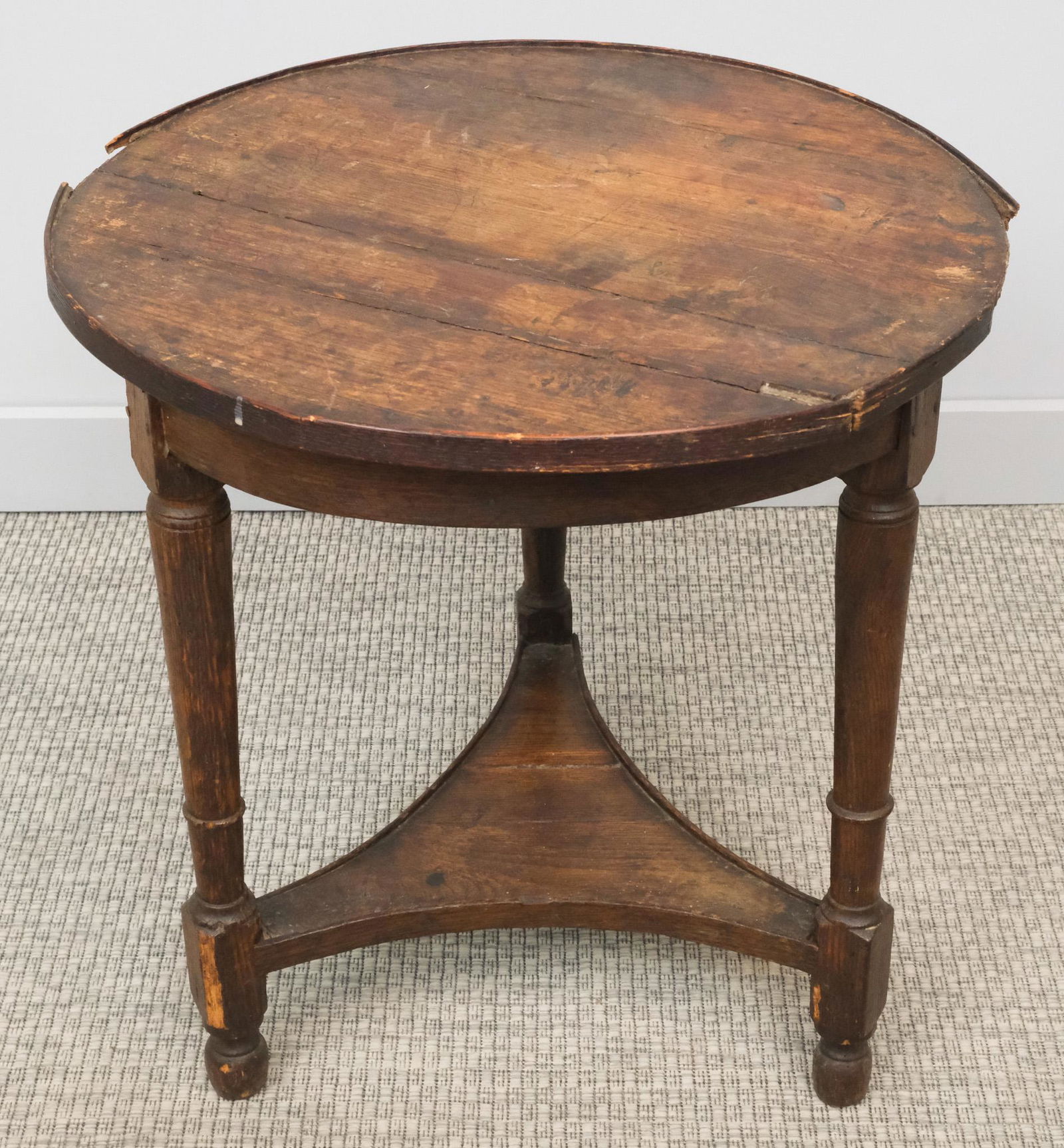 Queen Anne Walnut Tea Table (1 of 8)