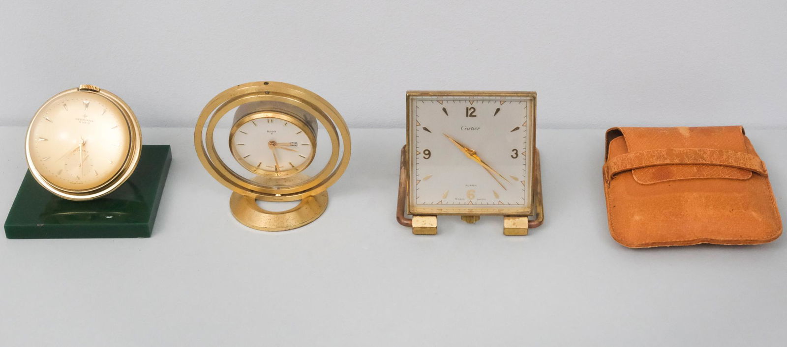 Lot of Small Clocks, Including Cartier (1 of 10)