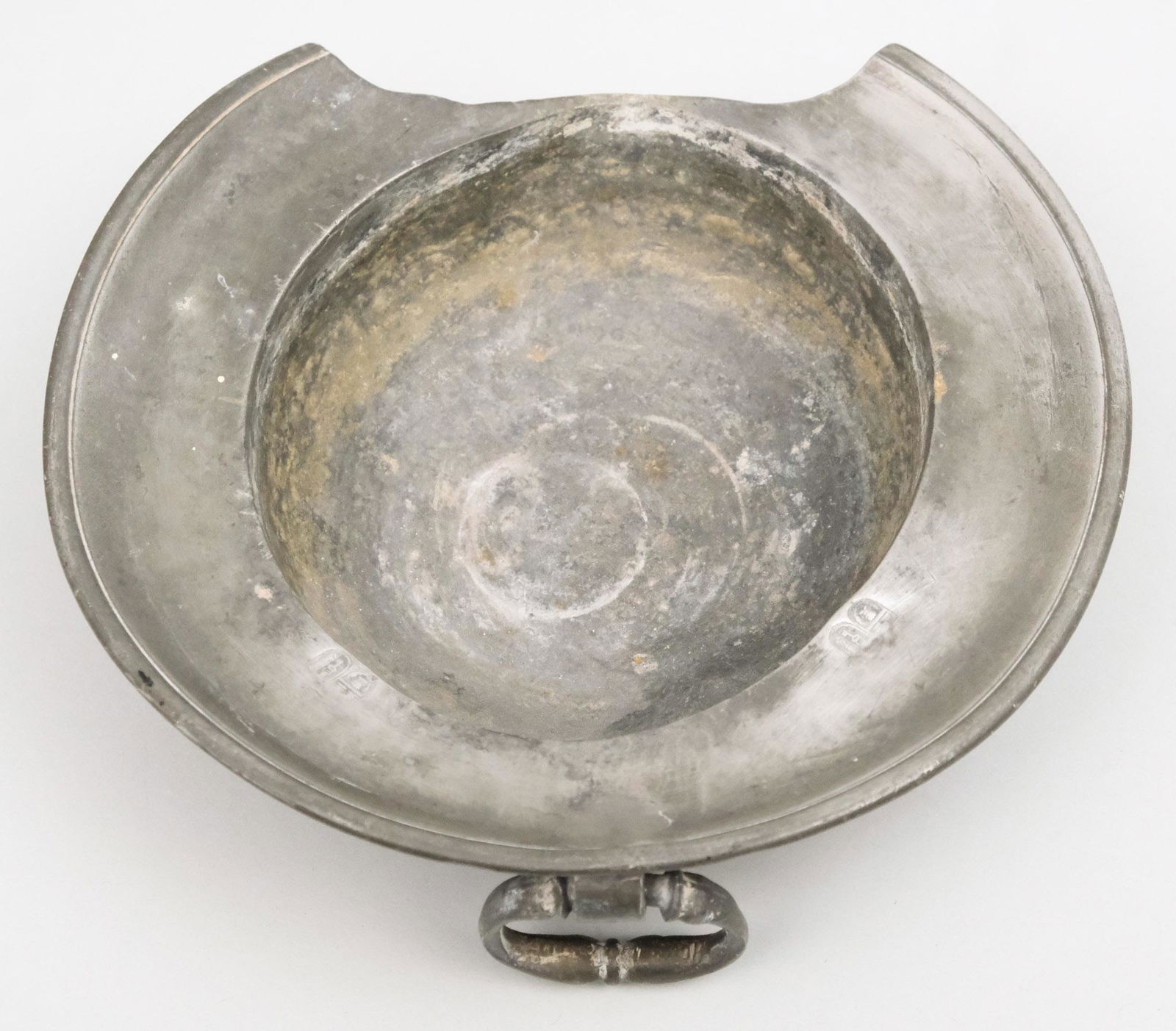 Antique Pewter Bloodletting or Barber's Bowl (1 of 6)