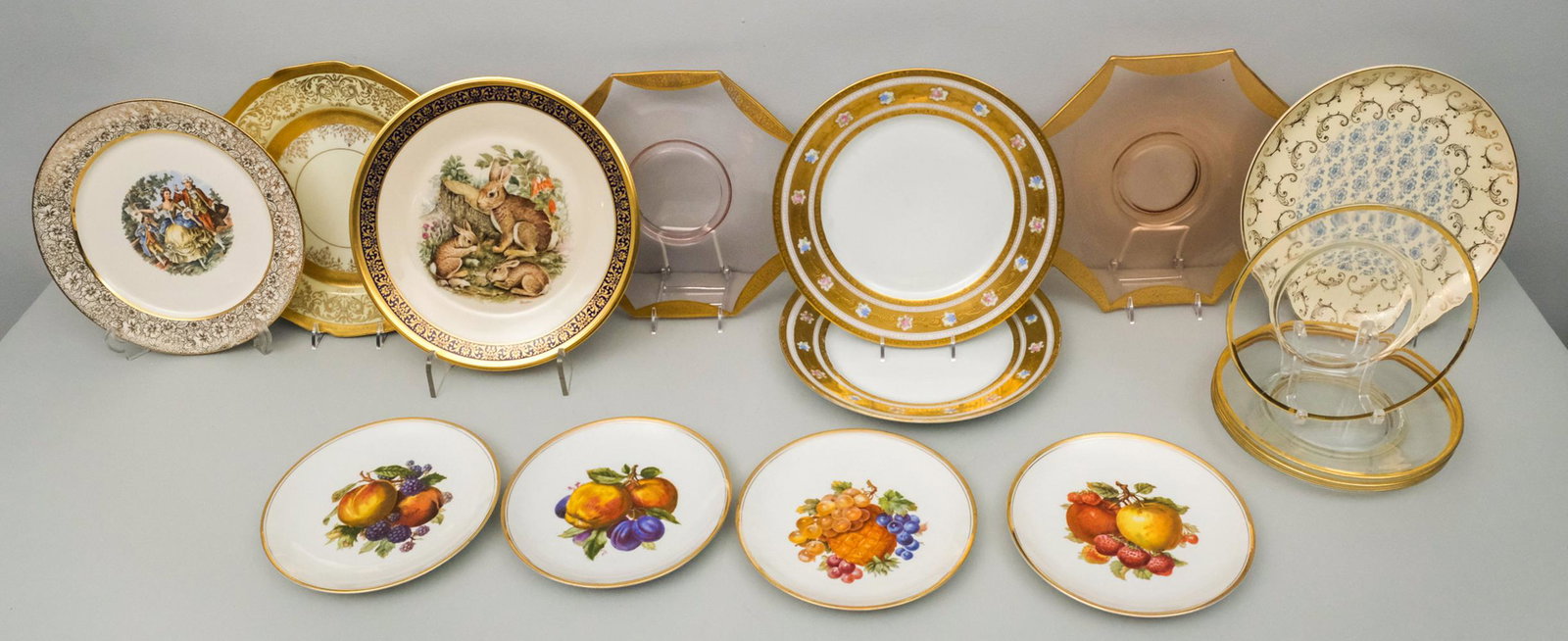Lot of Various Porcelain & Glass: Including Schwarzburg, Lenox, and more.