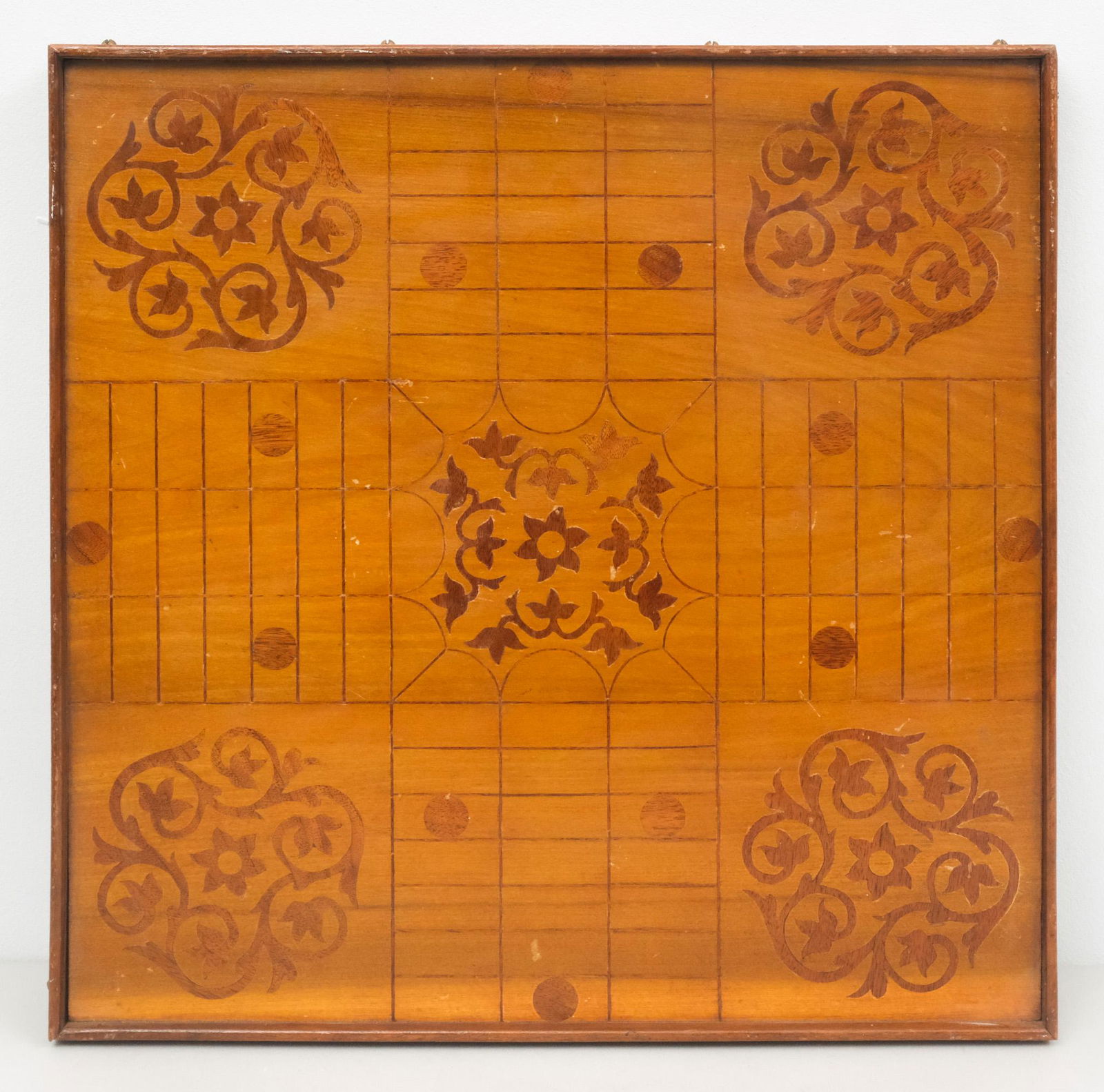 Antique Parquetry Wood Game Board (1 of 6)