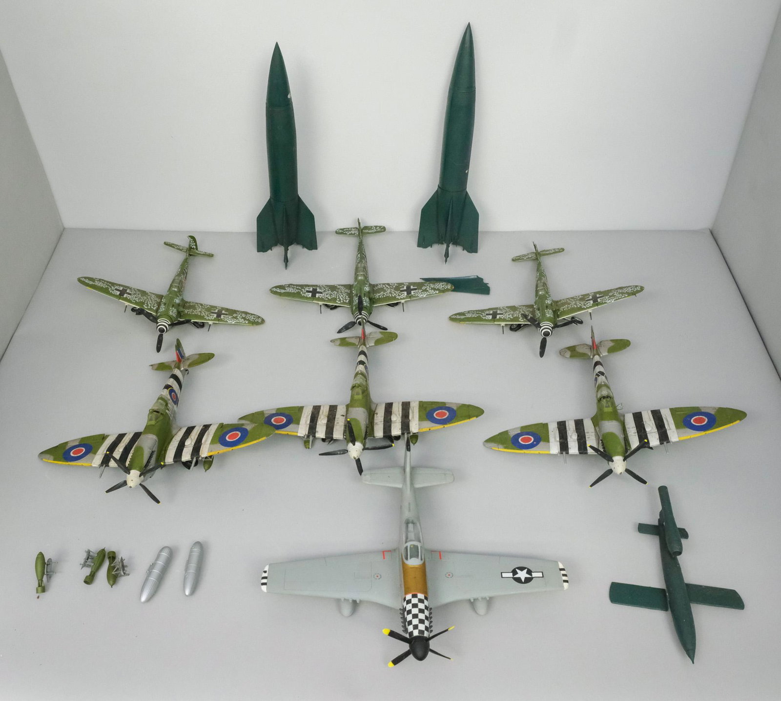Collection of Unimax Toy Military Planes: Nice heavy gauge.