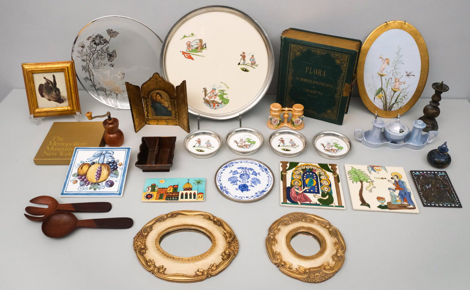 Lot of Miscellaneous Antiques: Various objects. Fun lot.