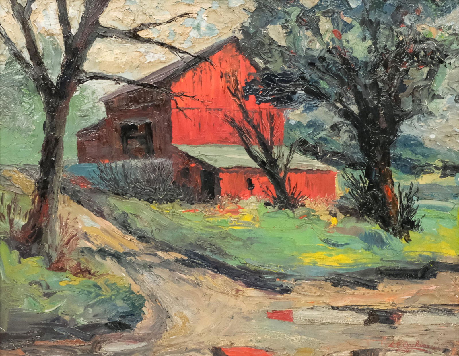 American School, Red Barn Scene (1 of 6)