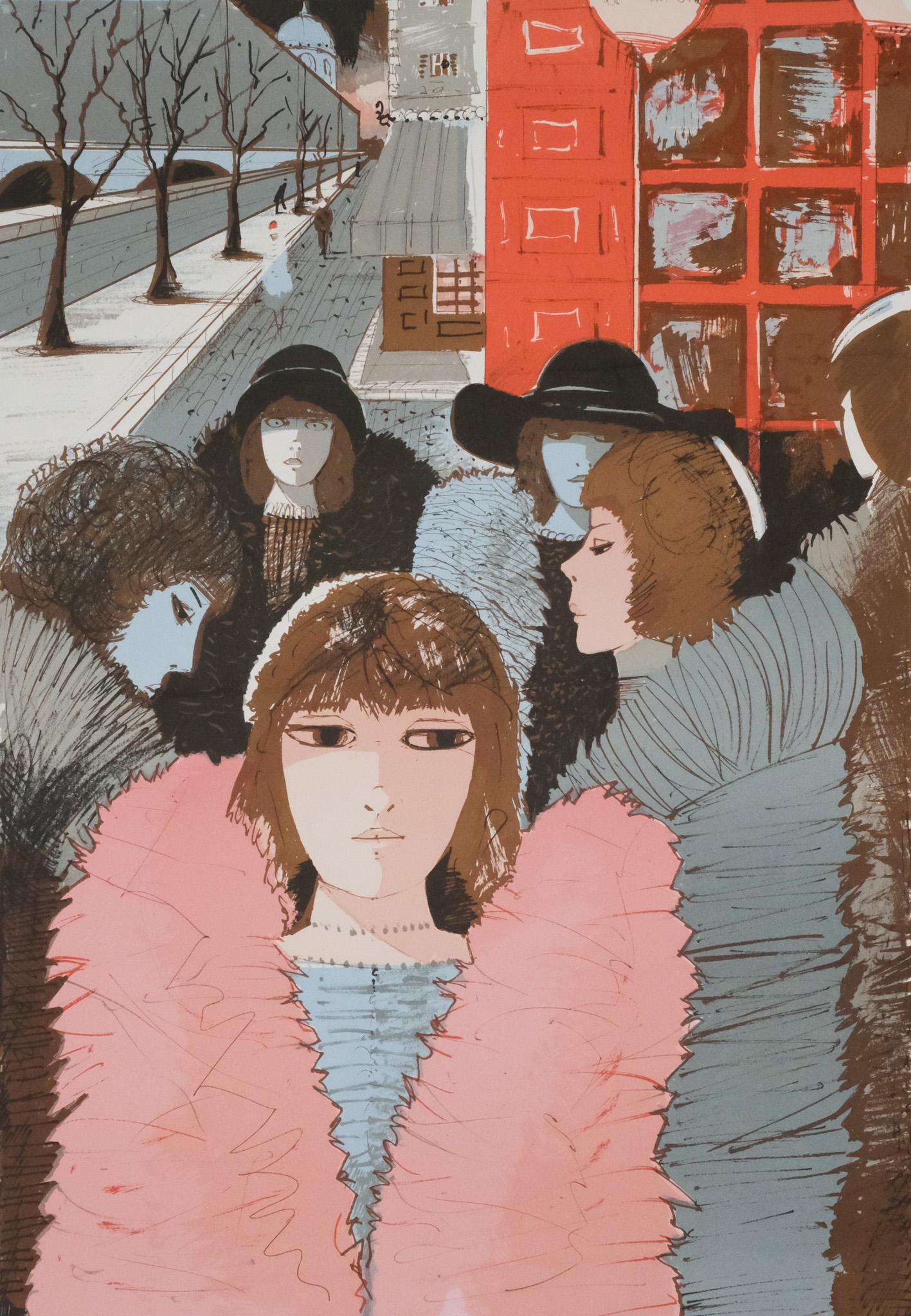 Charles Levier, Girl in a Crowd (1 of 6)