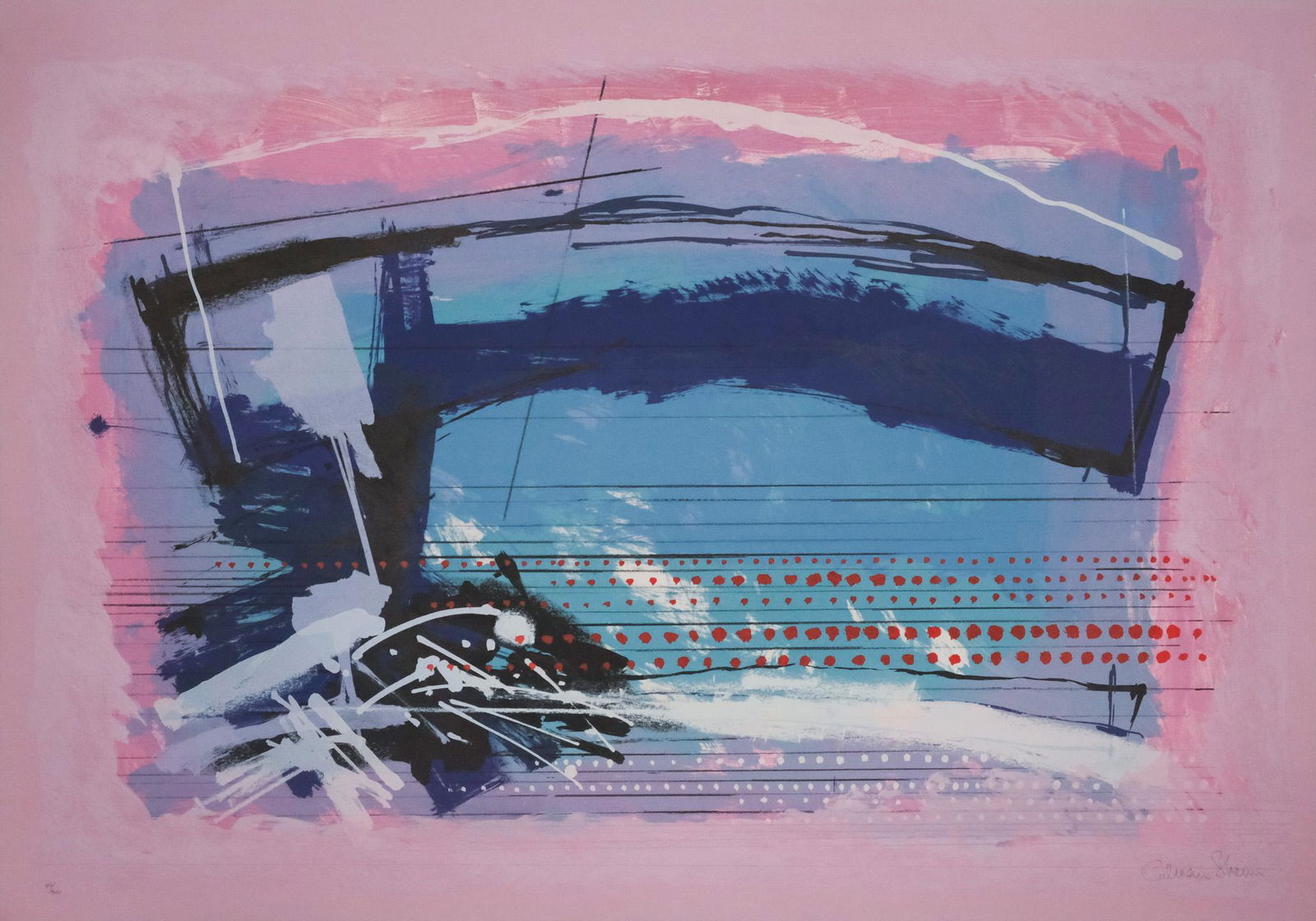 Calman Shemi, Pink Abstract (1 of 6)