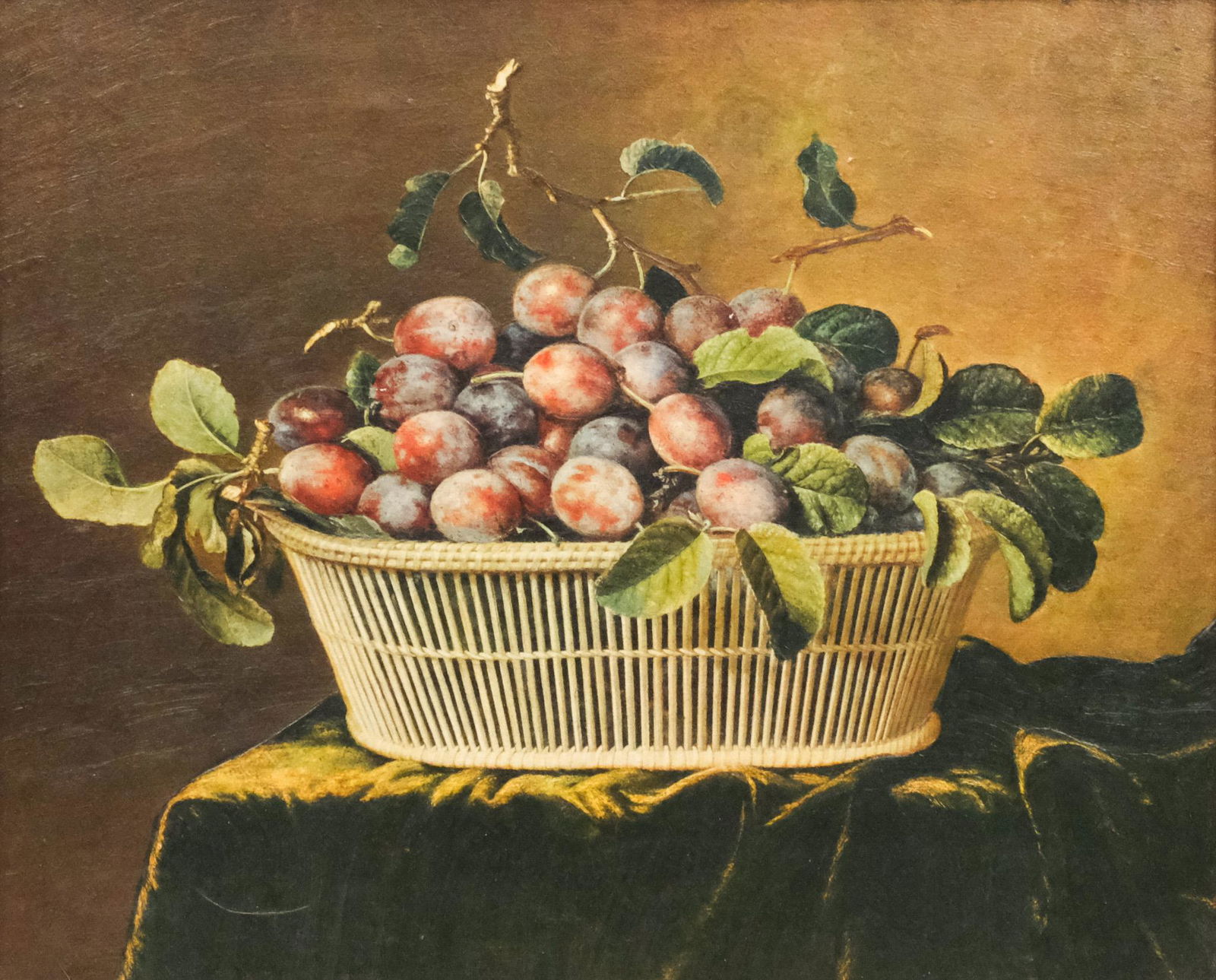 American School, Basket of Plums (1 of 5)