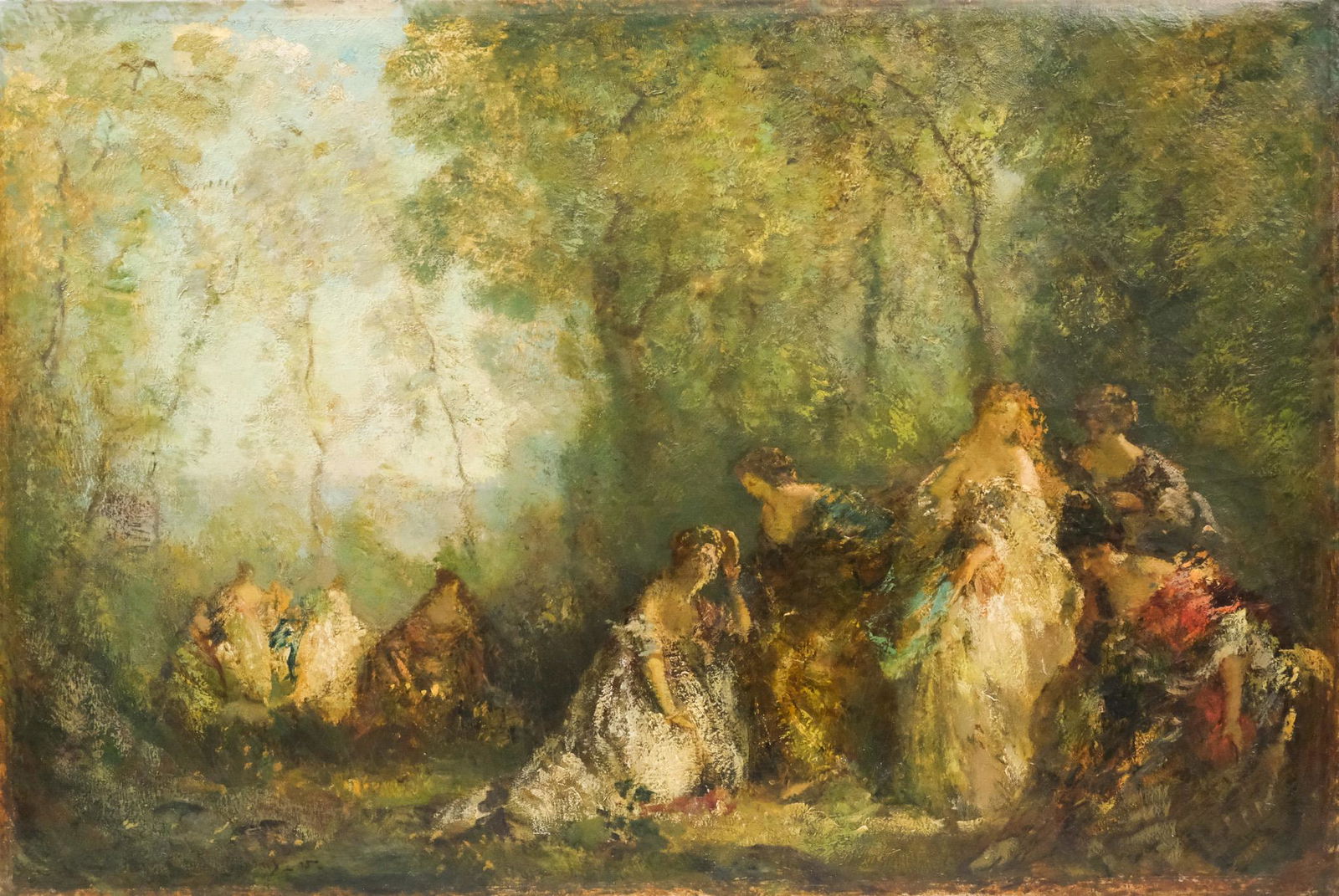 Frederick Ballard Williams, Ladies in the Garden (1 of 5)