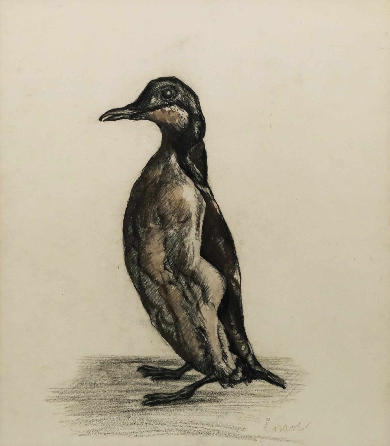 James Ensor, Sketch of a Penguin (1 of 6)