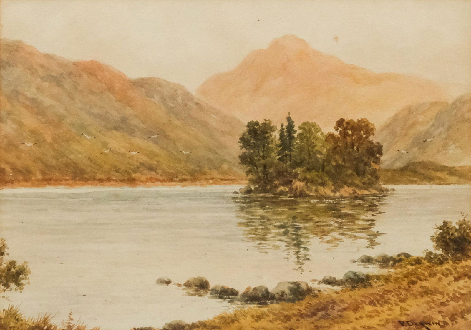 P. Derwin, Lakeside Scene (1 of 6)