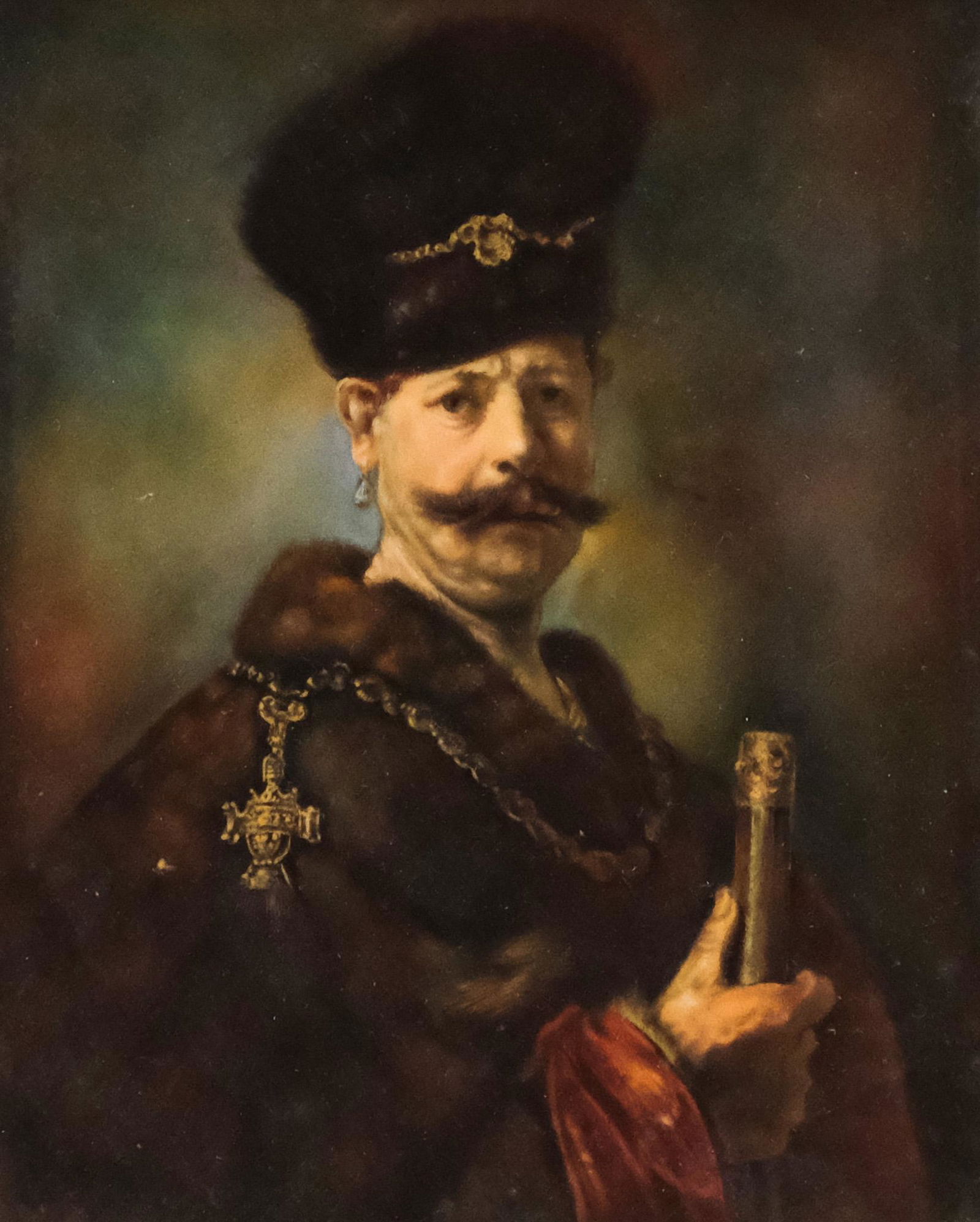 Heinrich & Co. German Plaque After Rembrandt (1 of 6)