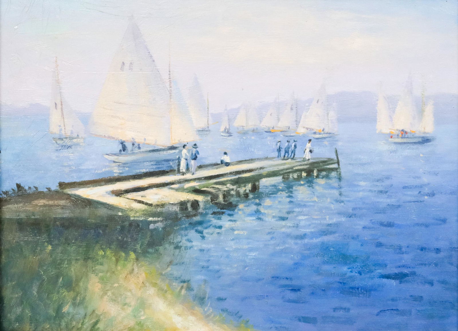 America School, Watching the Sailboats (1 of 5)