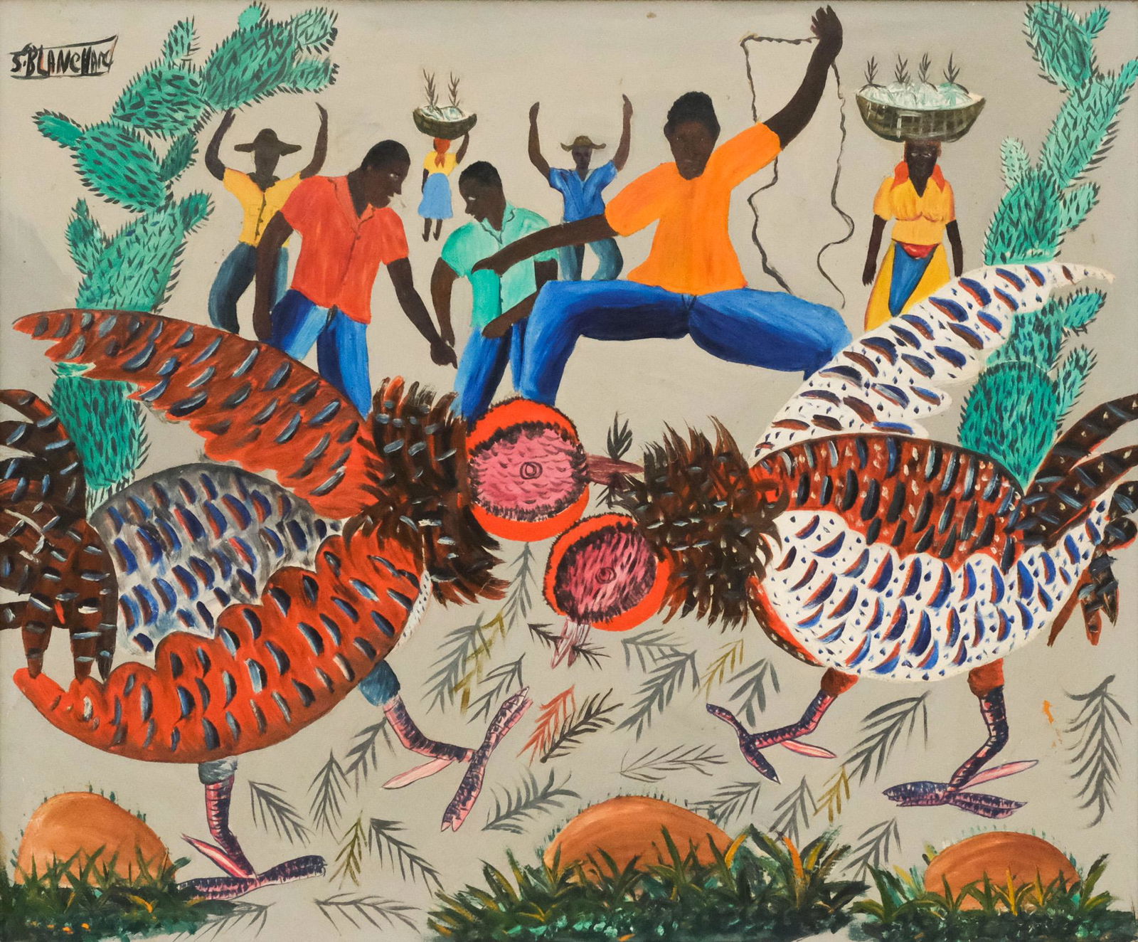 Sisson Blanchard, Cockfight (1 of 6)