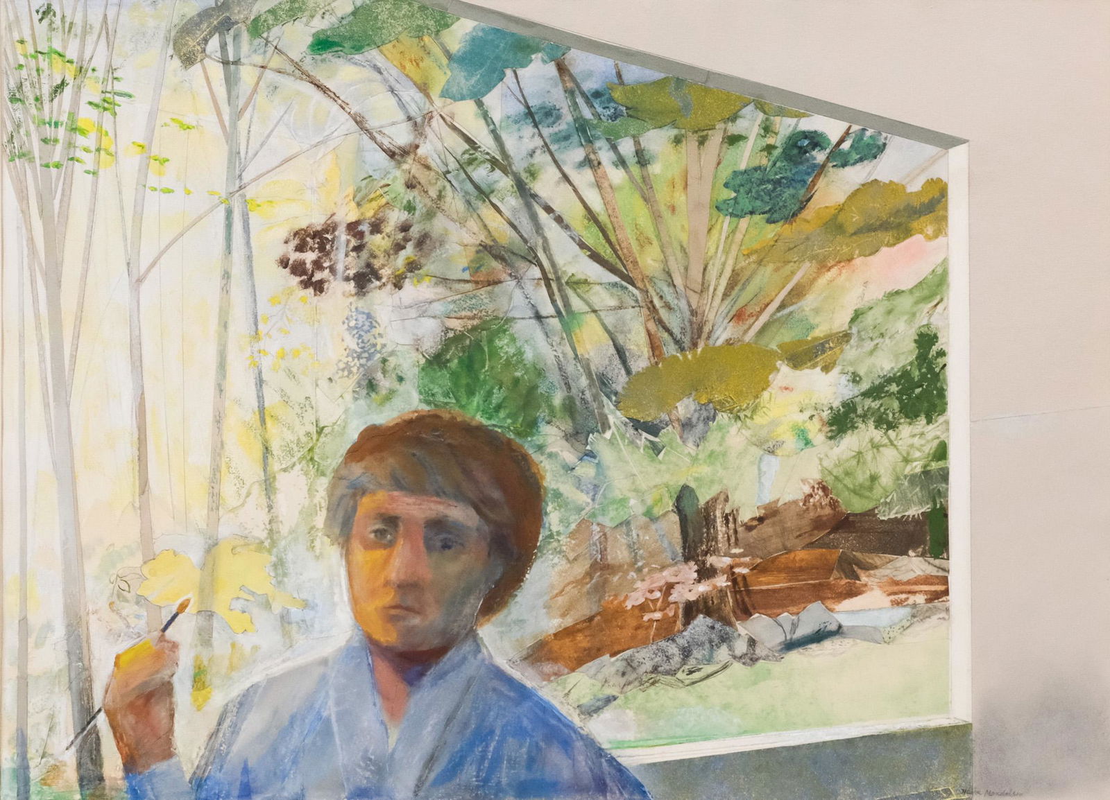 Haim Mendelson, "Window with Maple Tree" (1 of 5)