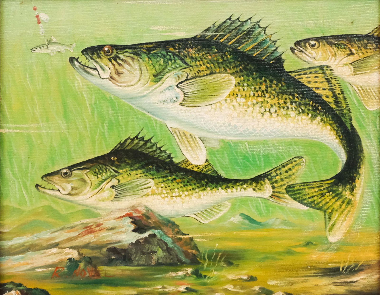 American School, Walleye Fishing Scene (1 of 5)