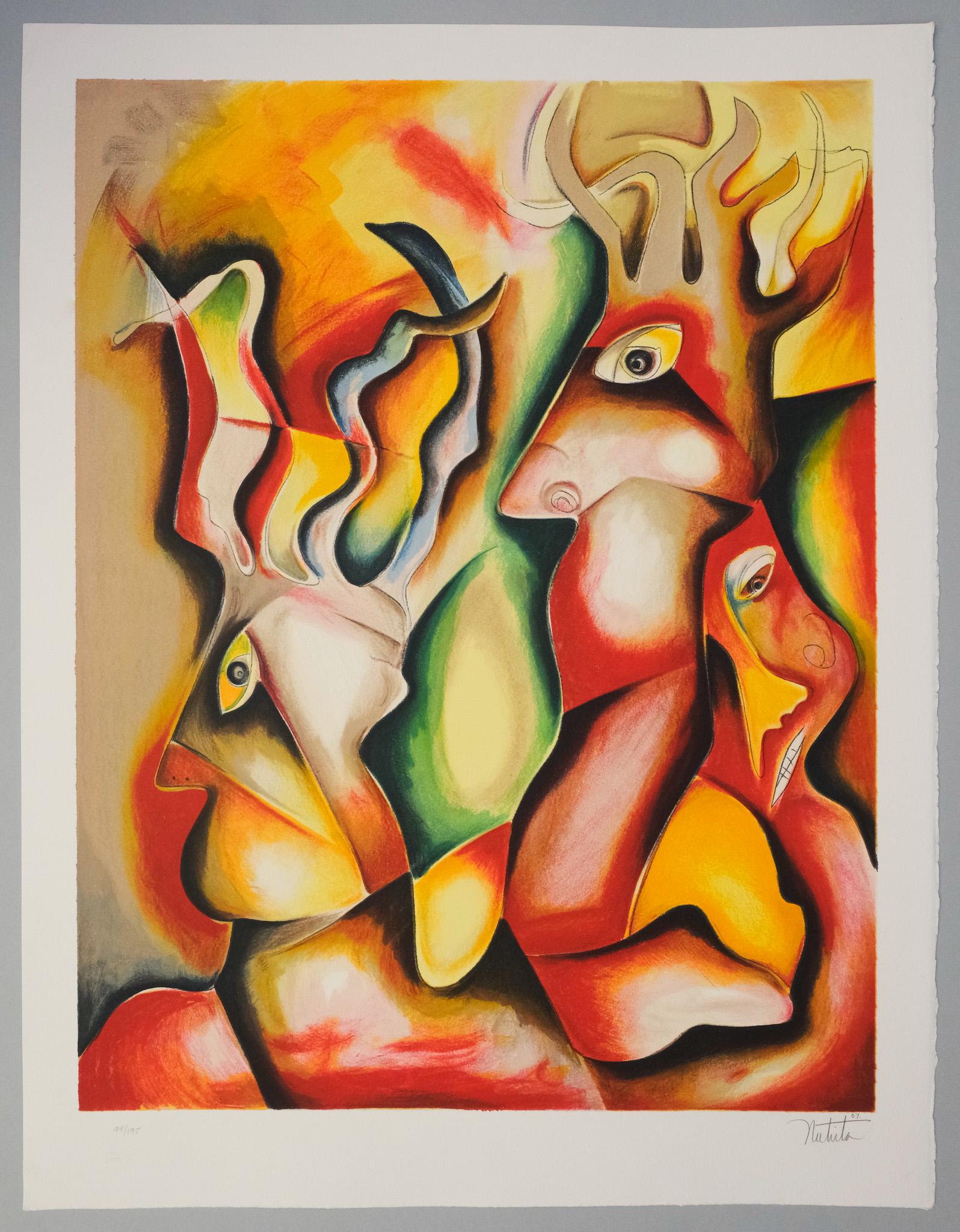 Alexandra Nechita, "Nature's Roots" (1 of 6)