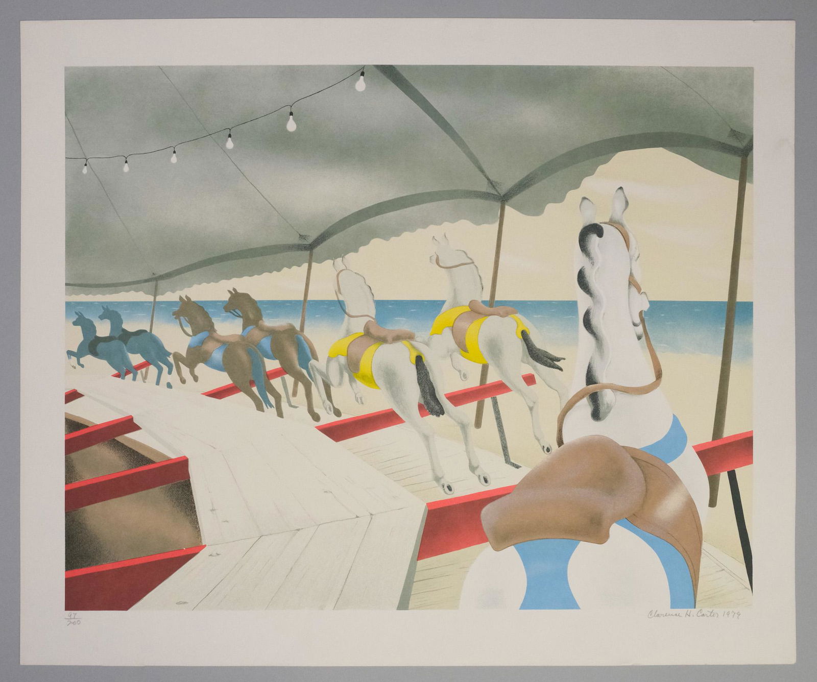 Clarence H. Carter, "Carousel By The Sea" (1 of 5)