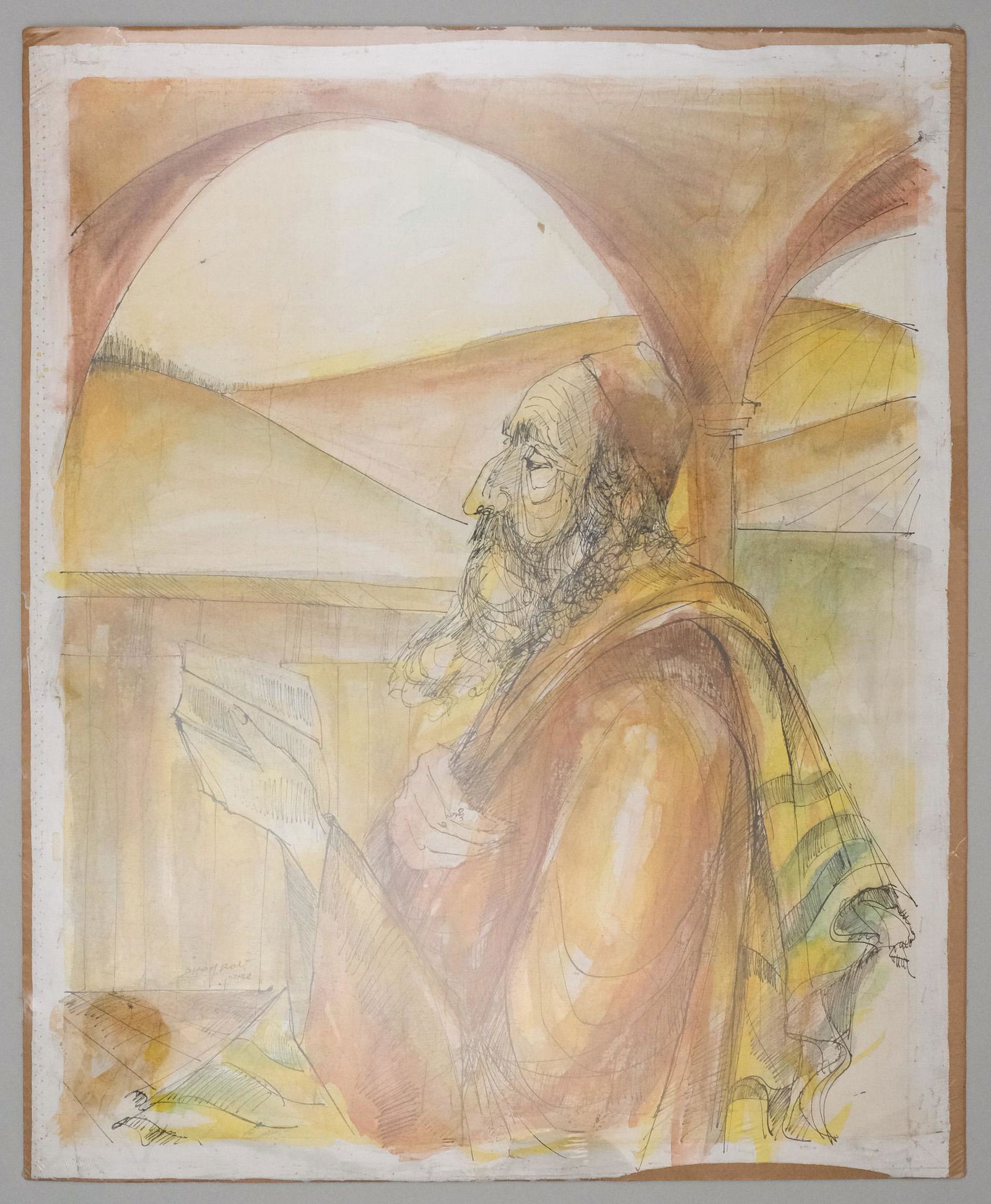 M. Shomron, Rabbi Reading (1 of 4)