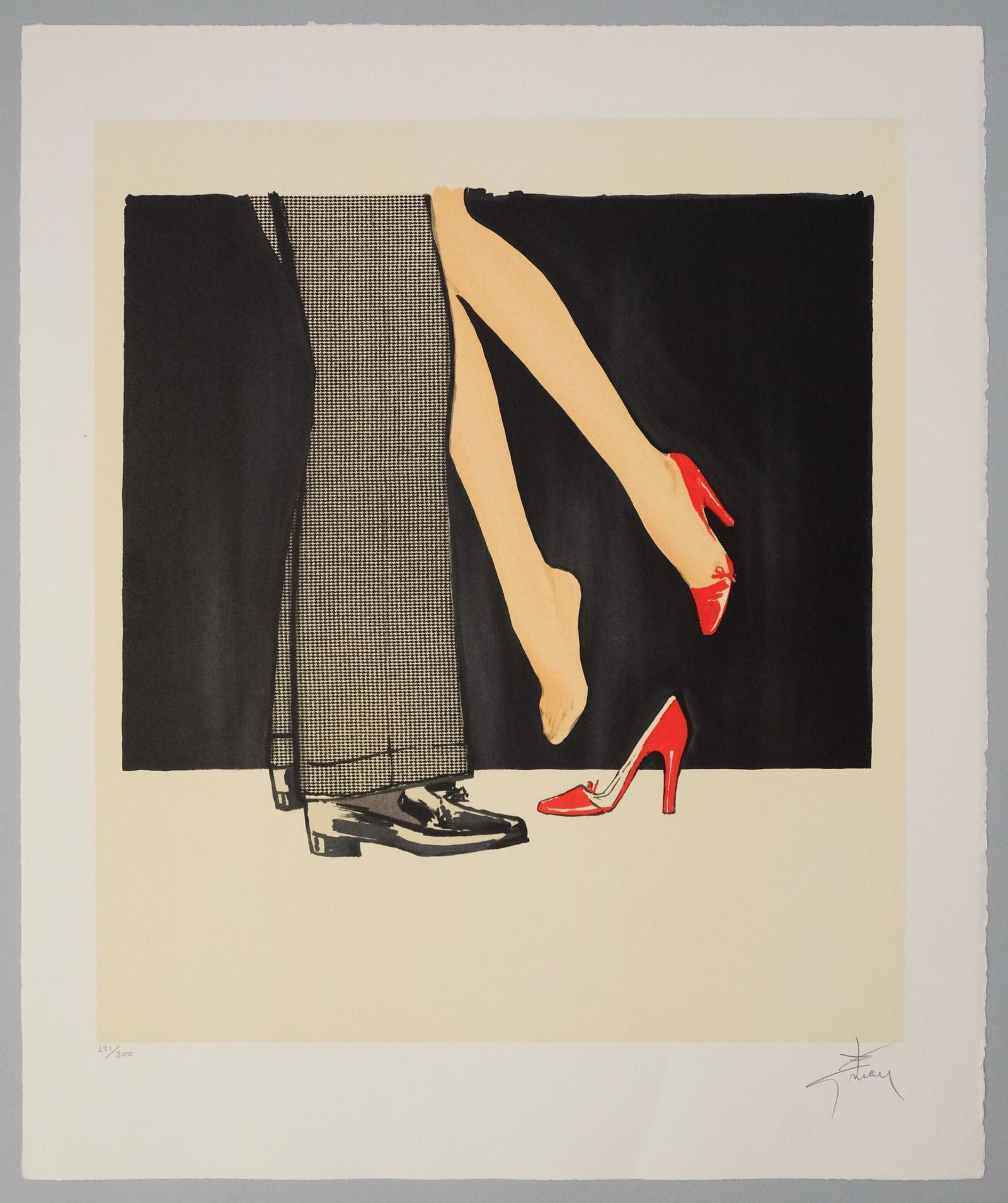 Rene Gruau, "Bonjour Cherie" (1 of 5)