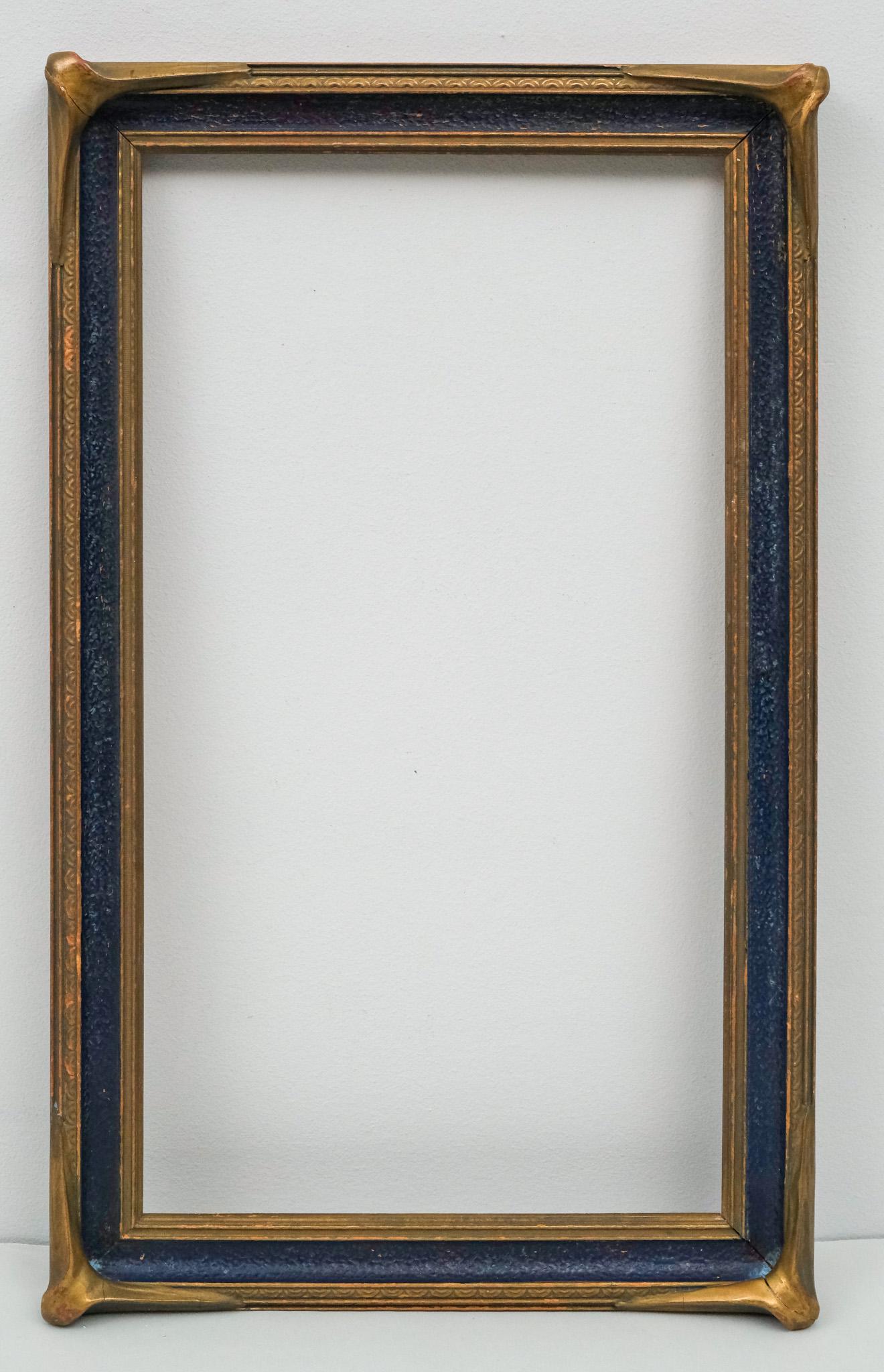 Art Nouveau Gilt Frame 12 1/2" x 21" (1 of 4)