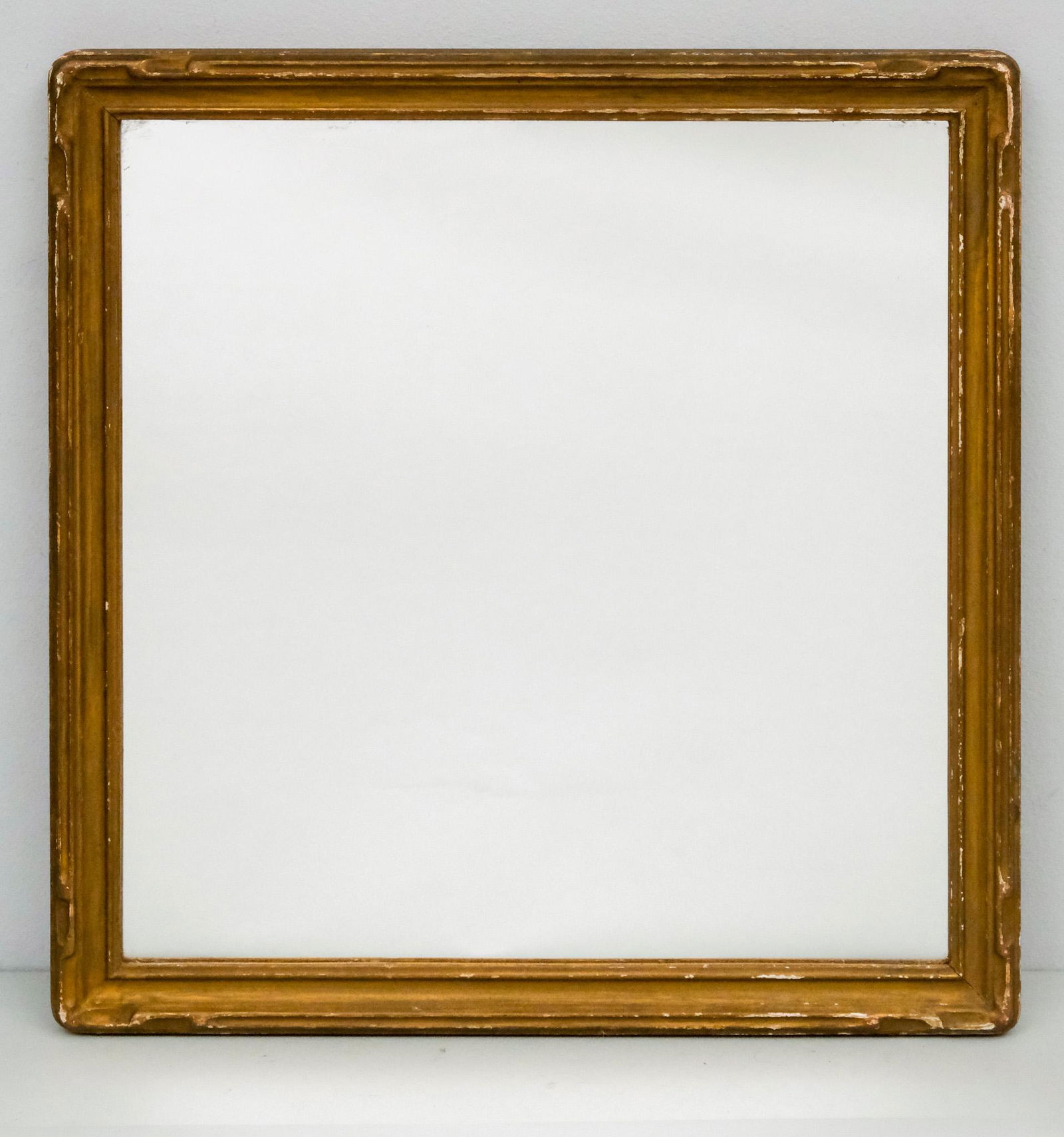 Mirror in Arts & Crafts Frame 12 1/2" x 12" (1 of 4)