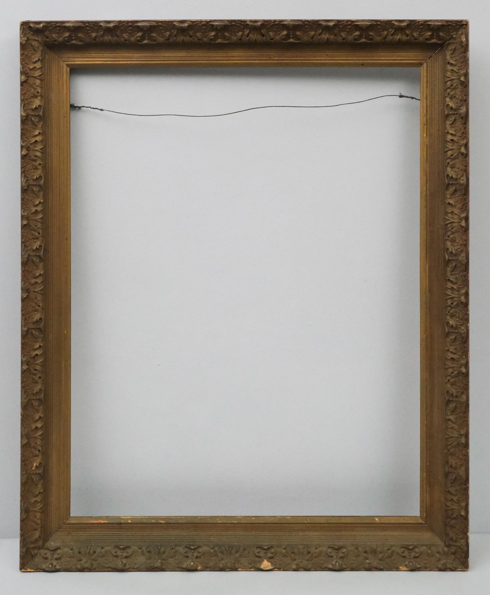 American Barbizon Gilt Frame 22" x 28": American, ca. 1880. Overall 26 3/4" x 33", Rabbet 22" x 28", Molding 2 3/4"