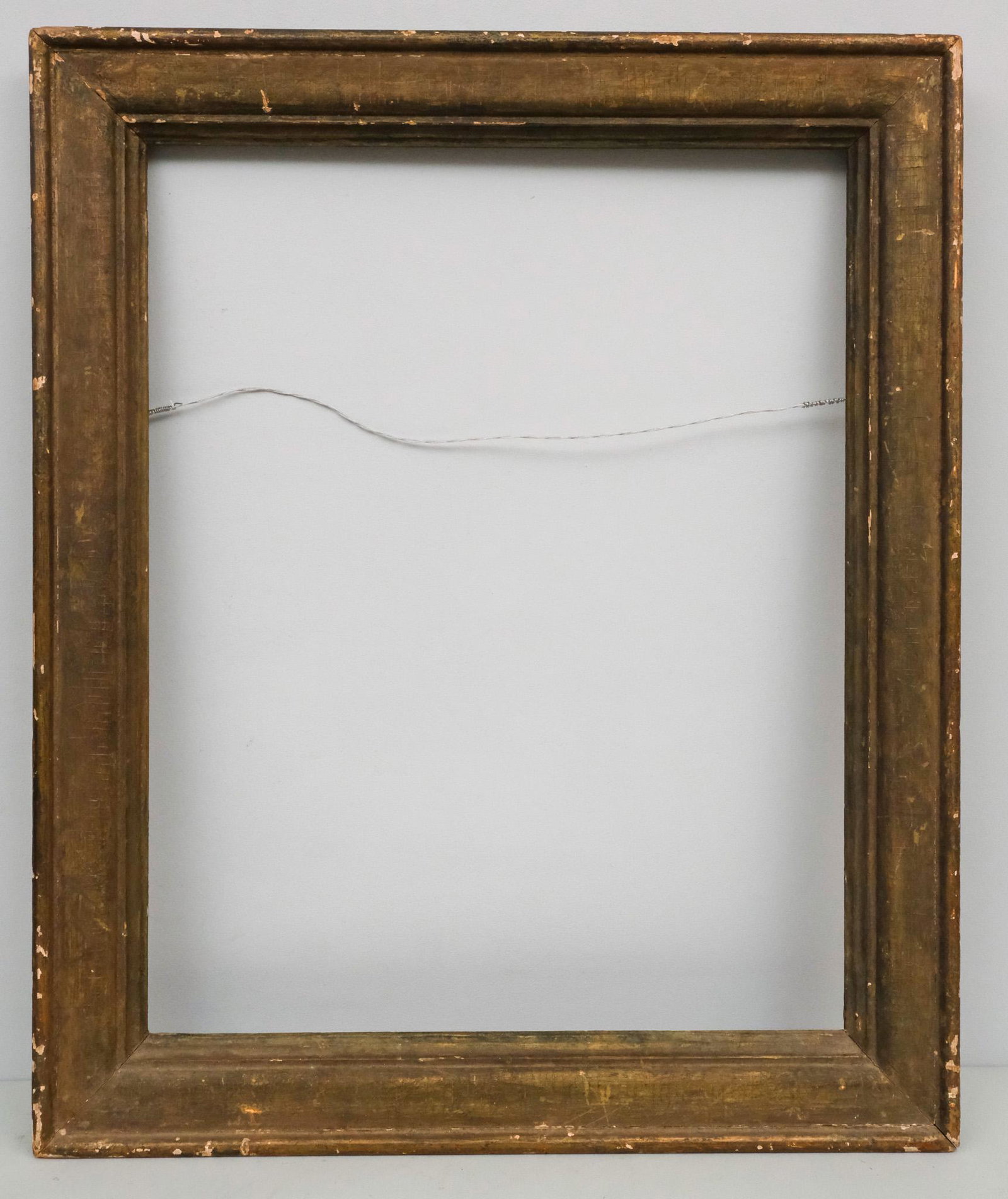 American Arts & Crafts Gilt Frame 29" x 34": American, ca. 1930. Overall 29" x 34", Rabbet 23" x 29", Molding 3"