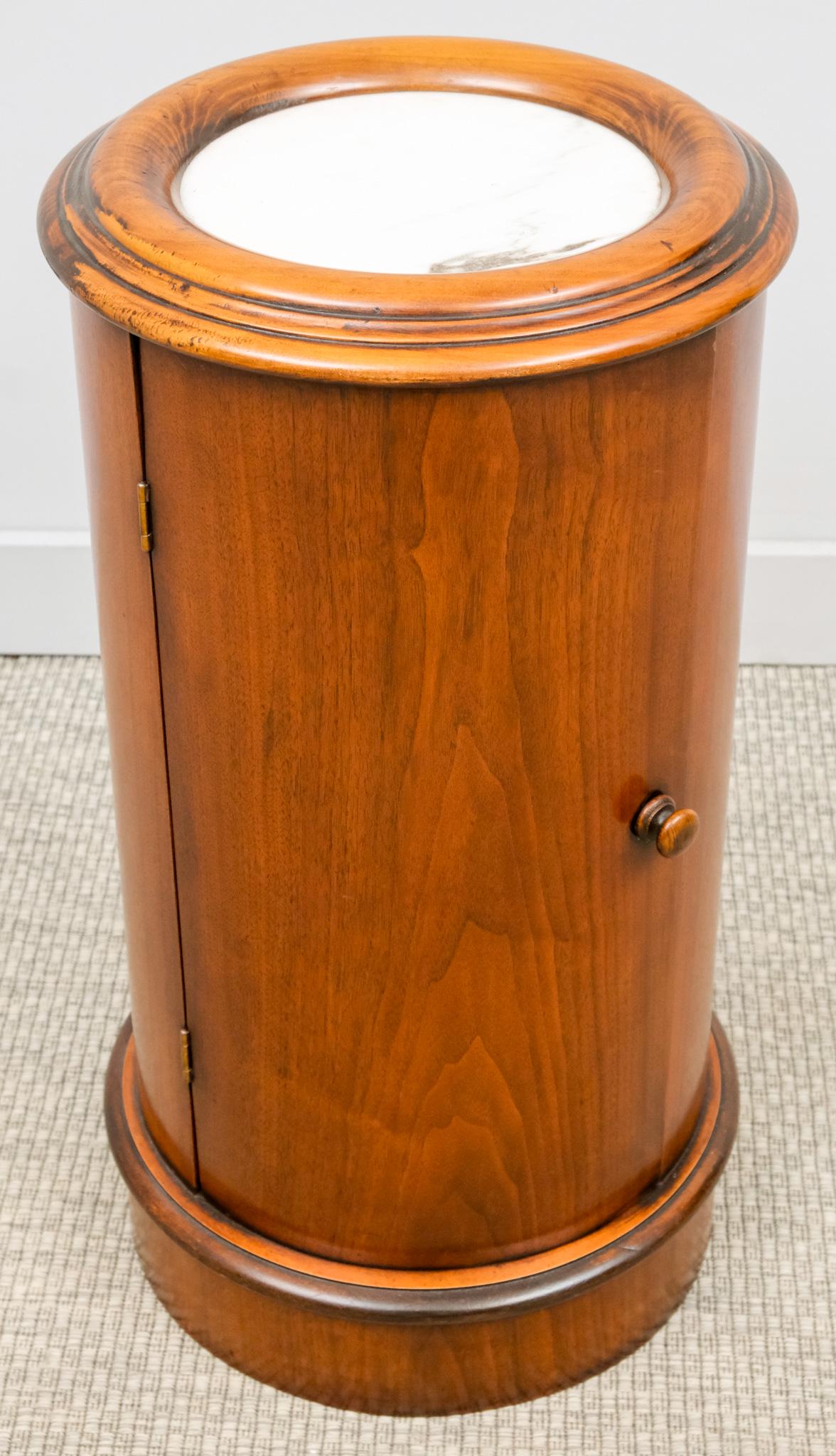 English Columnar Marble Top Cabinet (1 of 6)