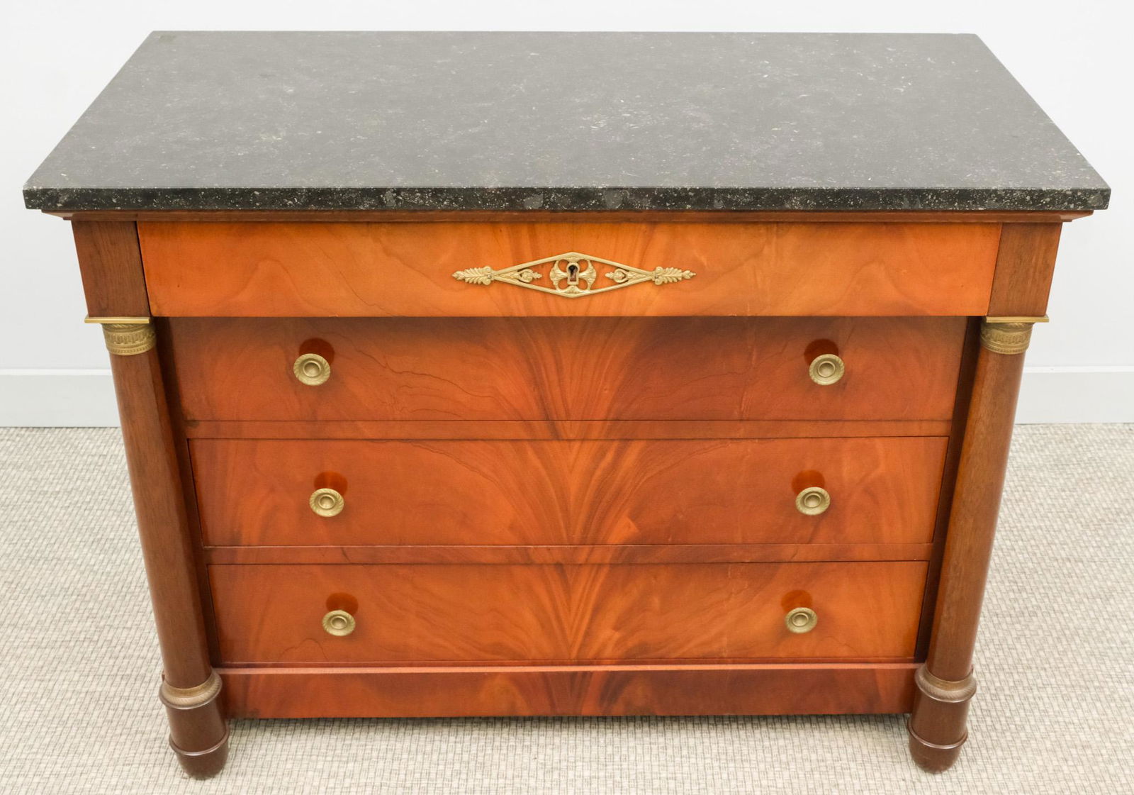French Empire Marble Top Dresser (1 of 8)