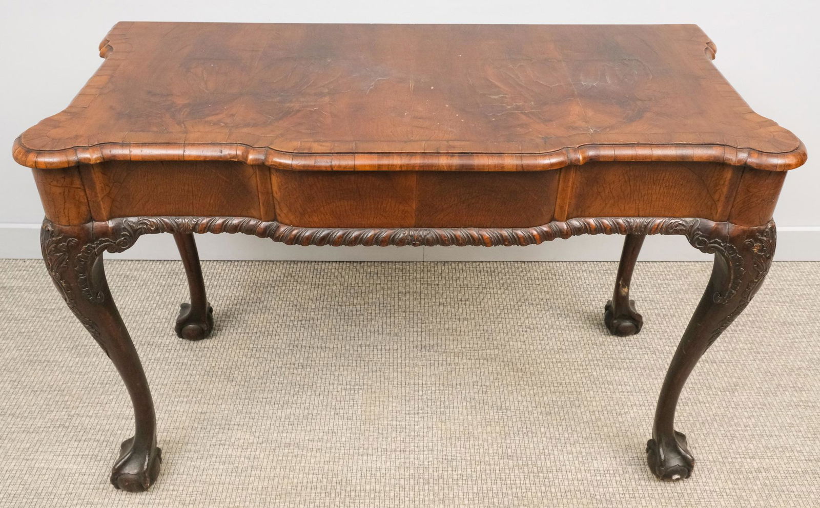 Antique French Carved Hallway Table (1 of 7)