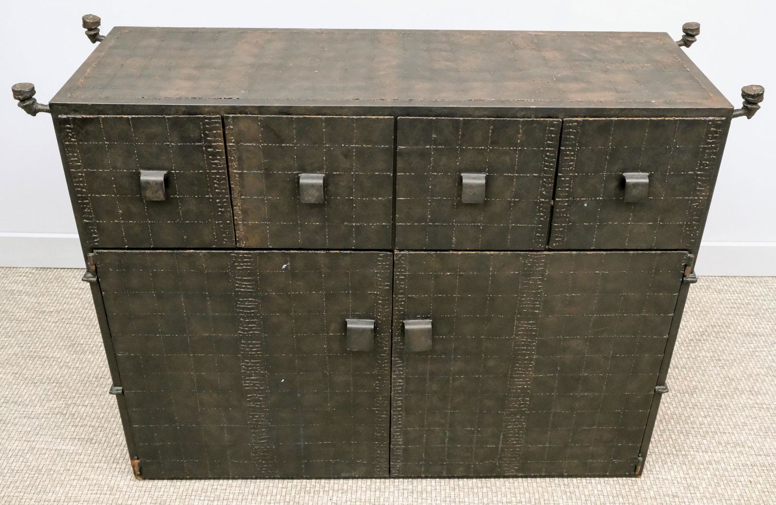 Industrial Style Metal Cabinet (1 of 8)