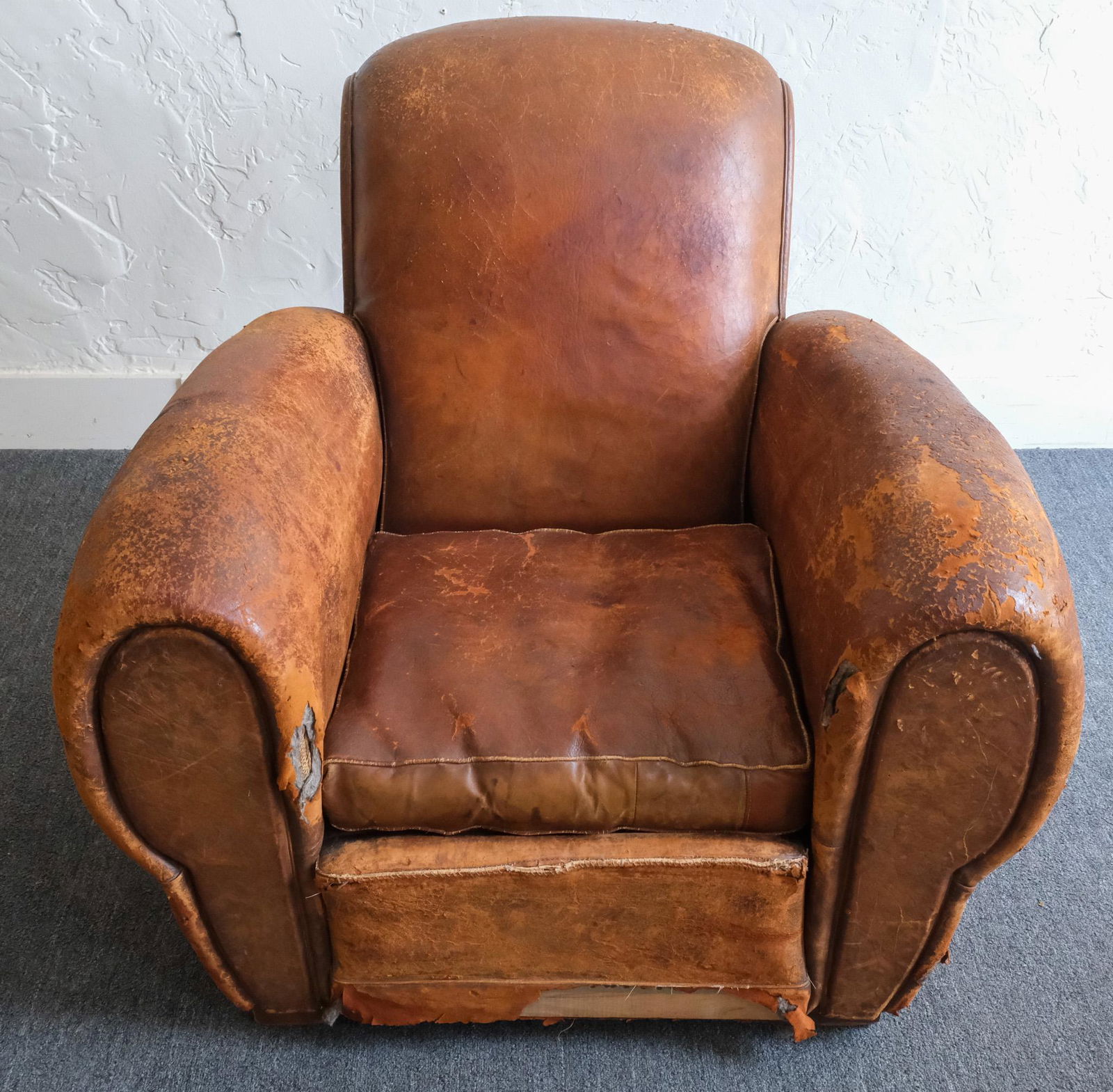Pair of 1930s Leather Club Chairs (1 of 15)