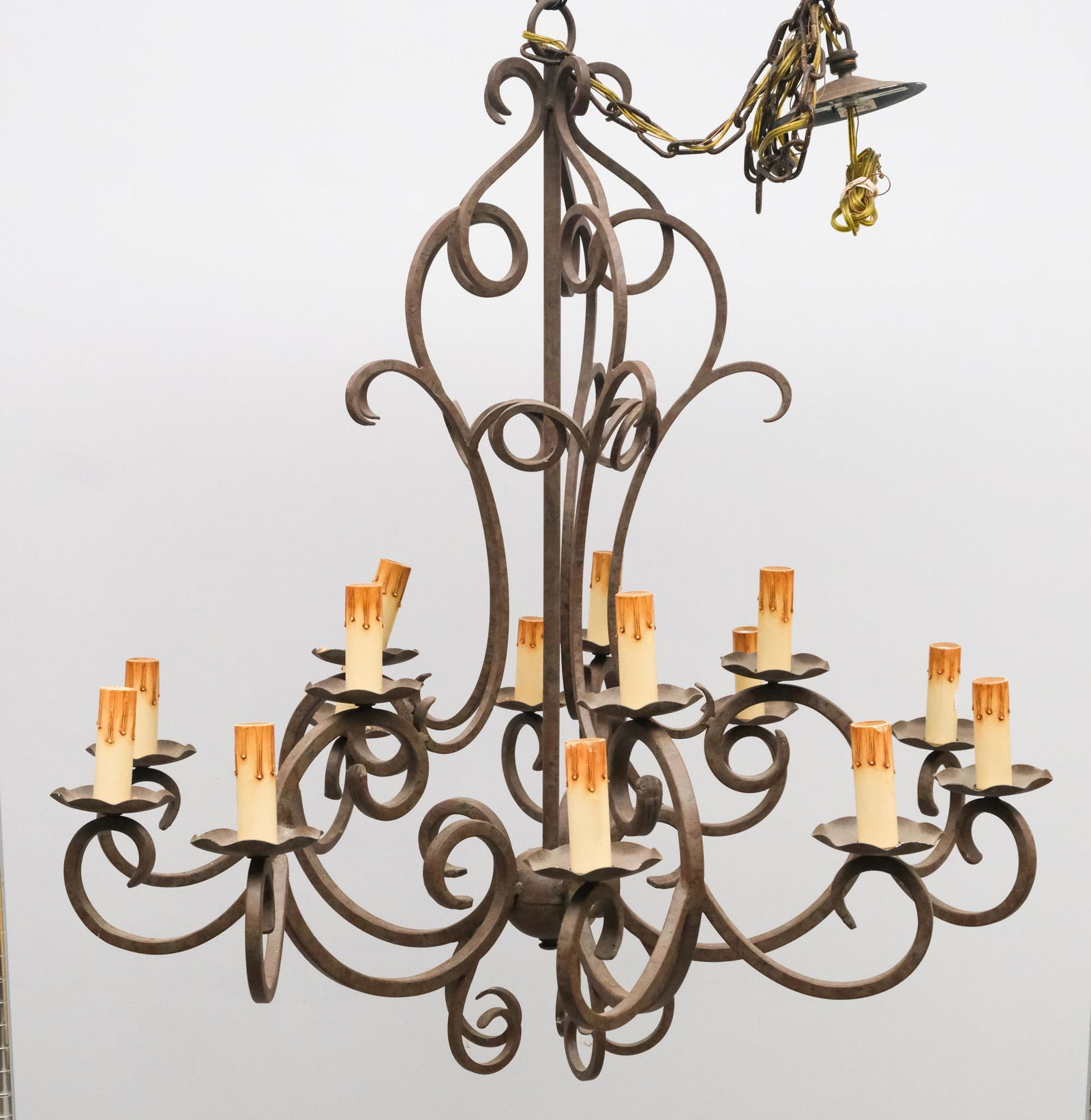 Wrought Iron Chandelier (1 of 7)